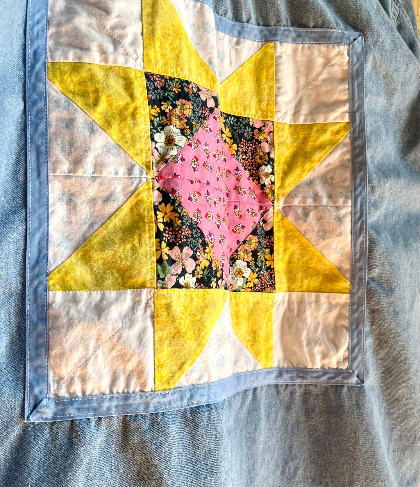 Sawtooth Star Denim Over Shirt - XL