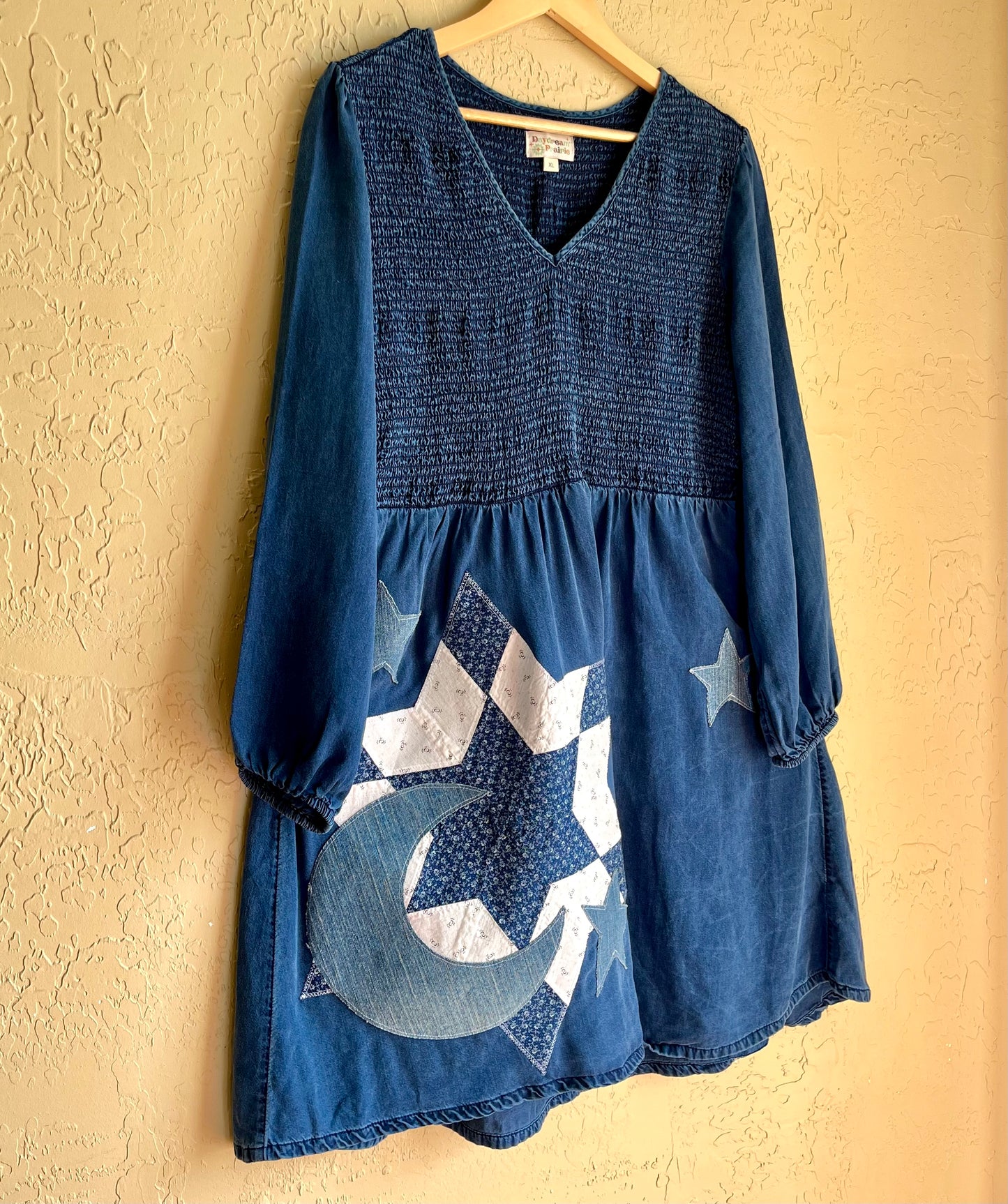 Starry Night Chambray Dress - XL