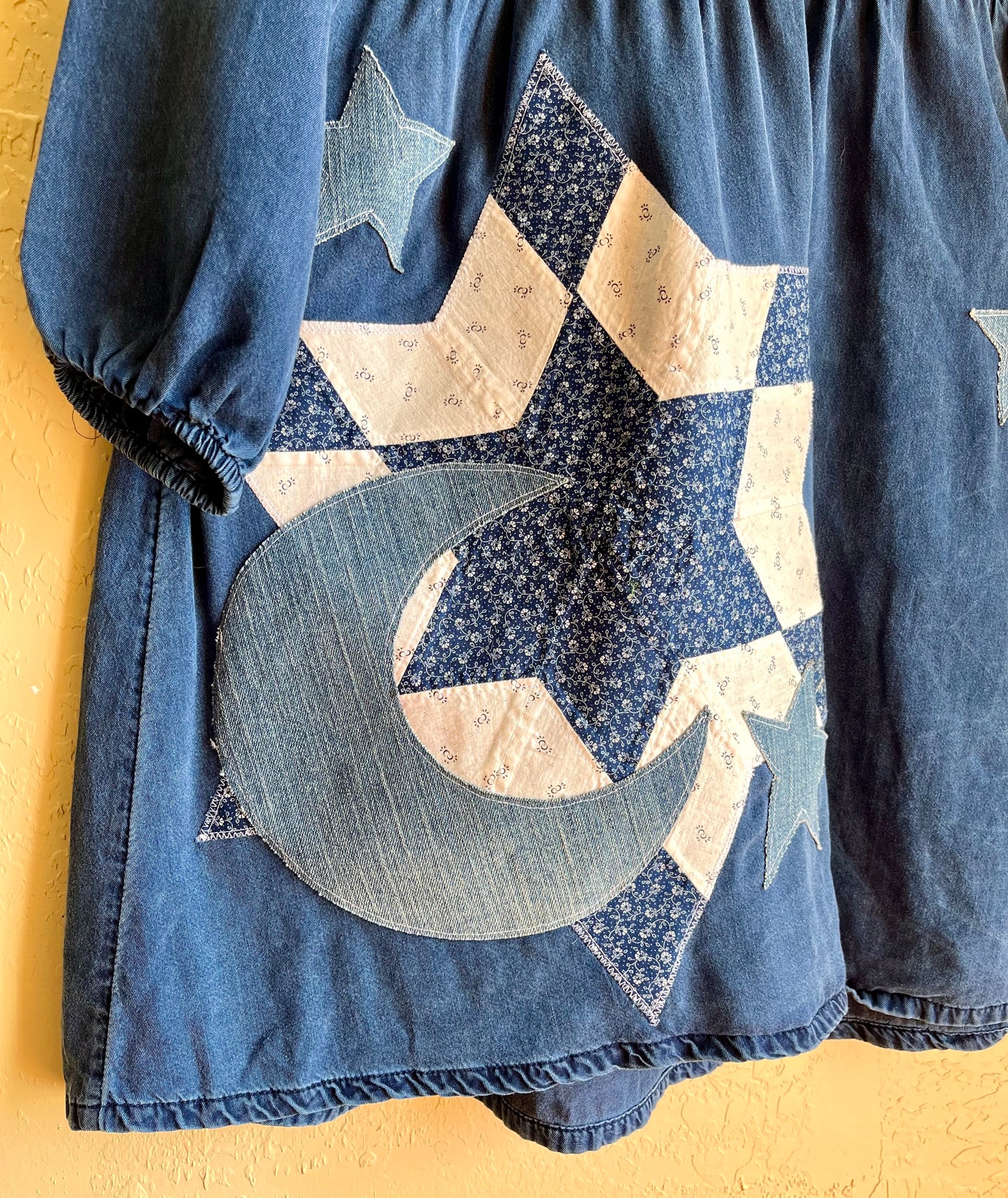 Starry Night Chambray Dress - XL