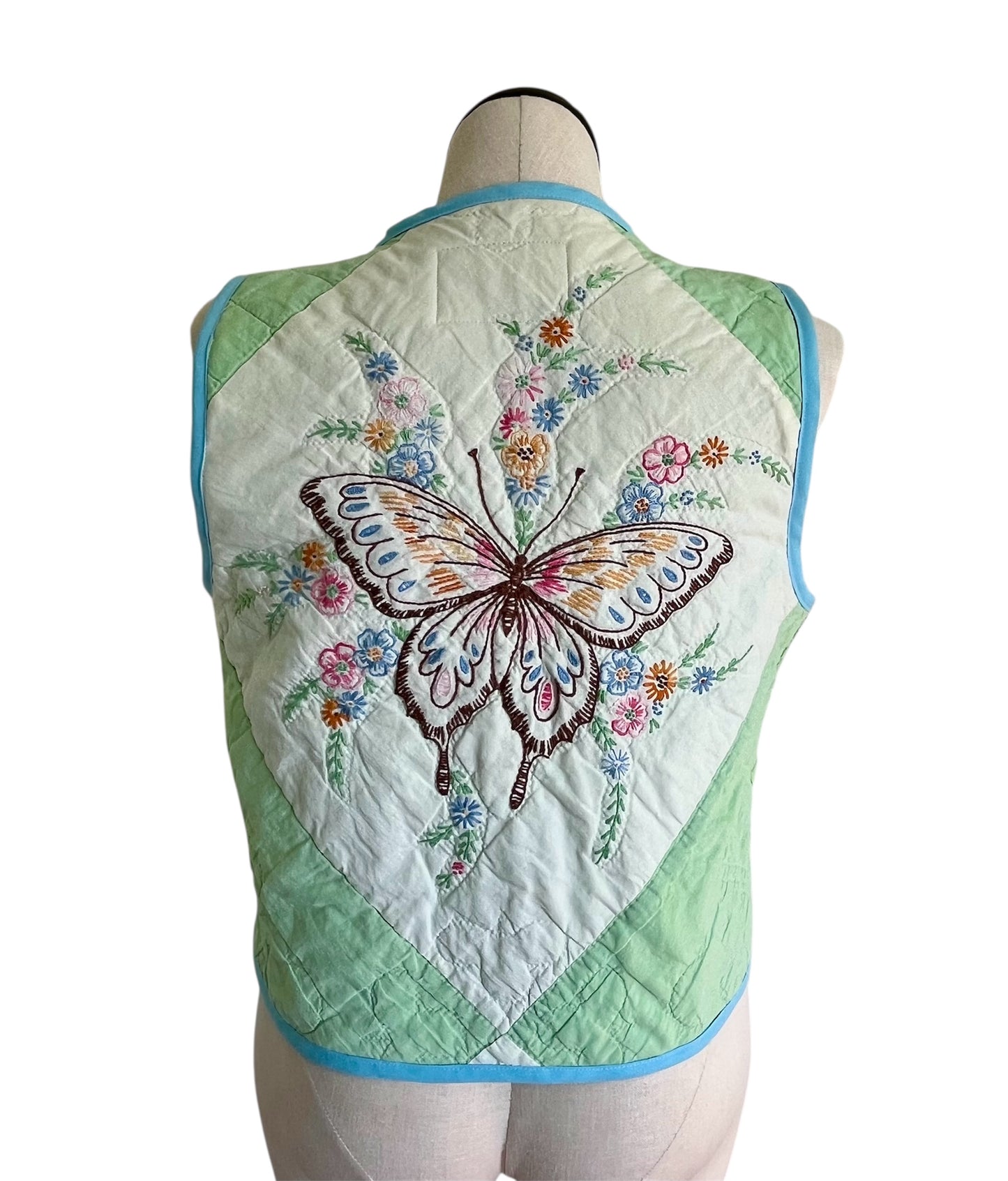 Butterfly Kisses Quilted Vest - XL