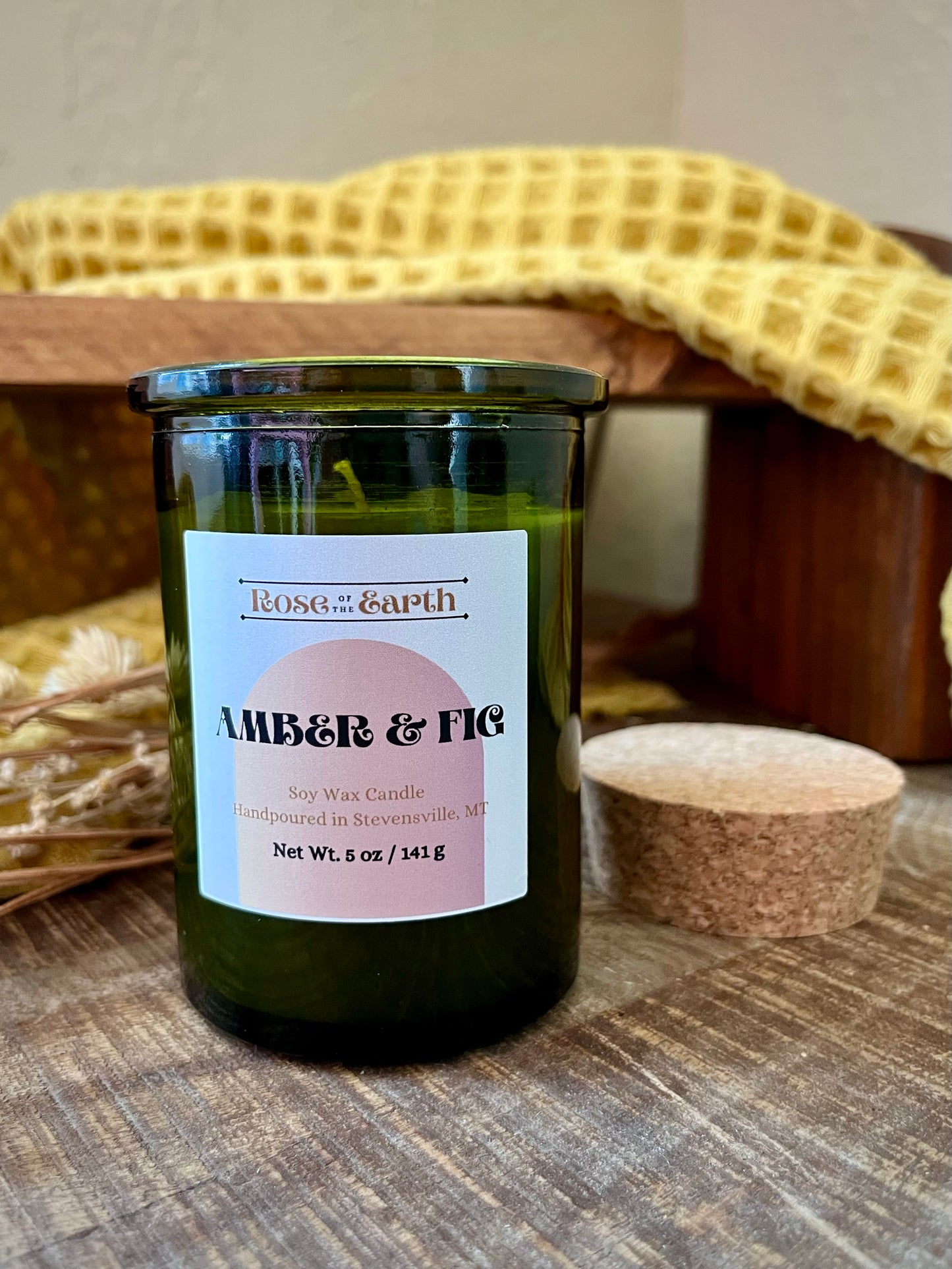Amber & Fig 5oz Candle