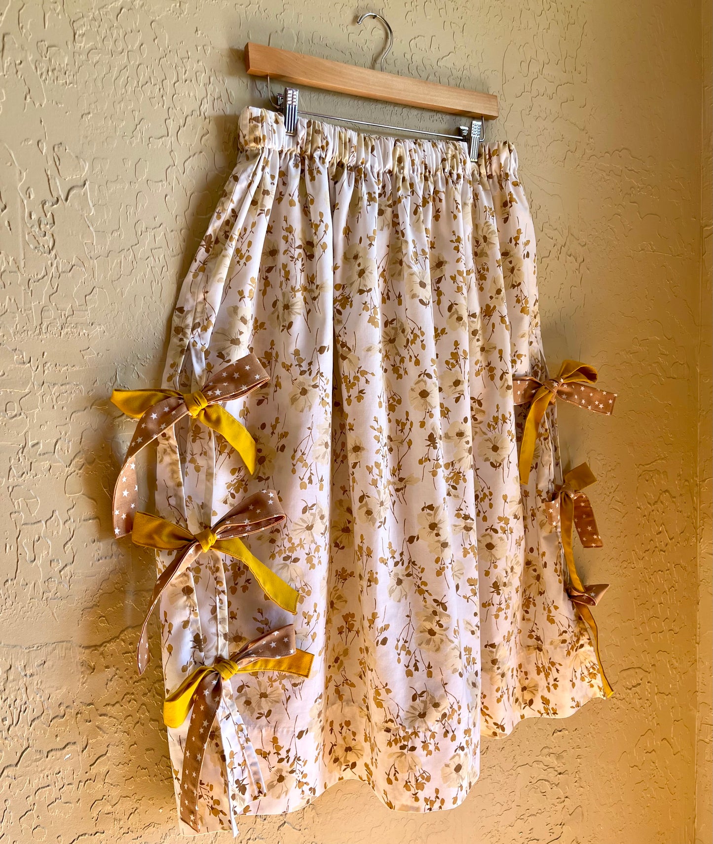Harvest Blossom Midi Bow Skirt - Large
