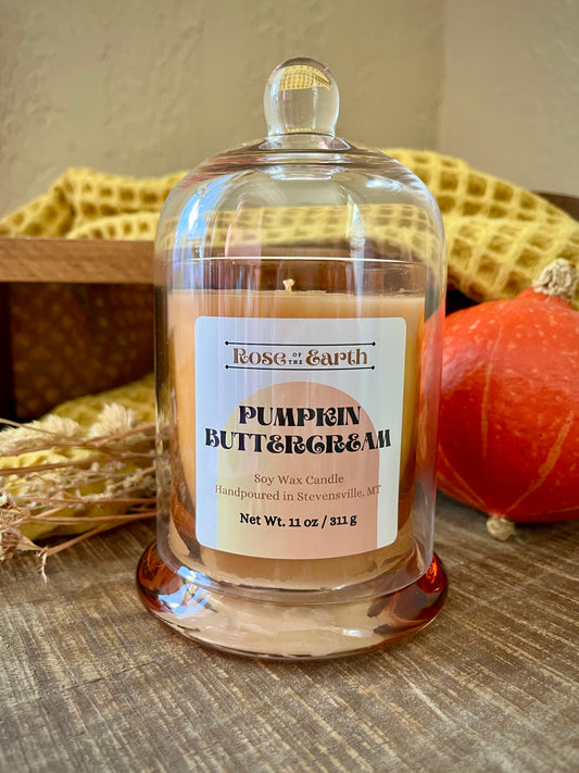 Pumpkin Buttercream 11oz Cloche Candle