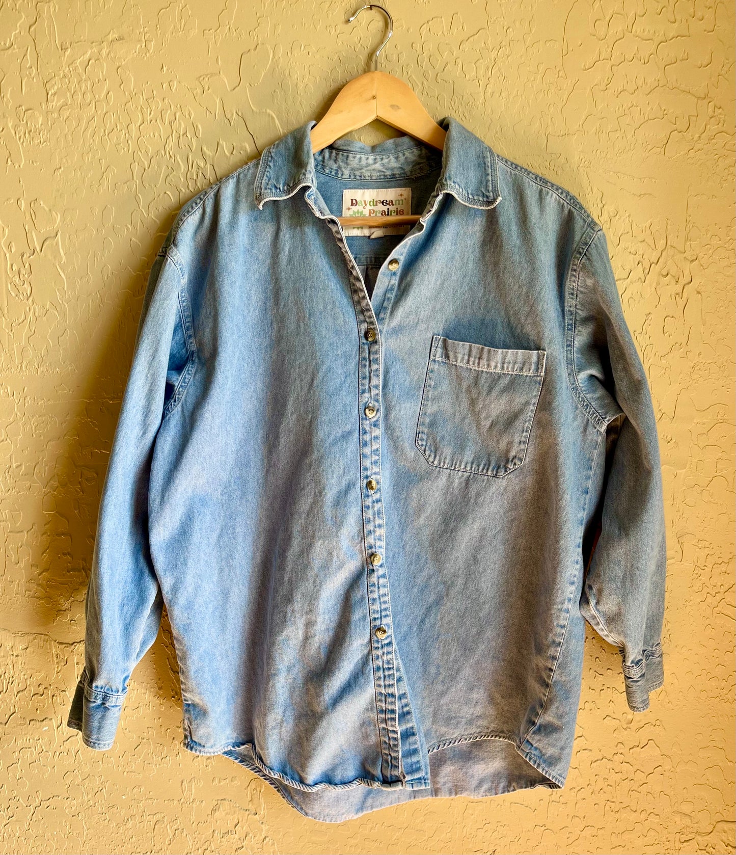 Sawtooth Star Denim Over Shirt - XL