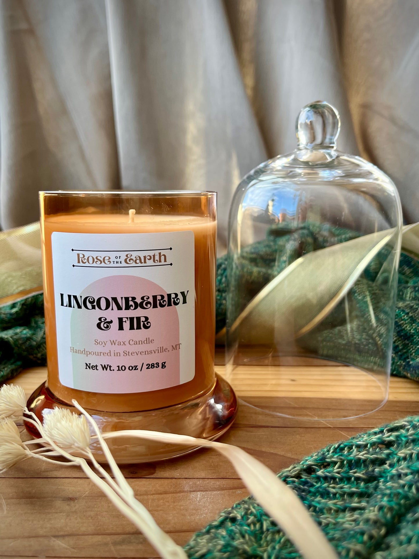 Lingonberry & Fir 11oz Cloche Candle