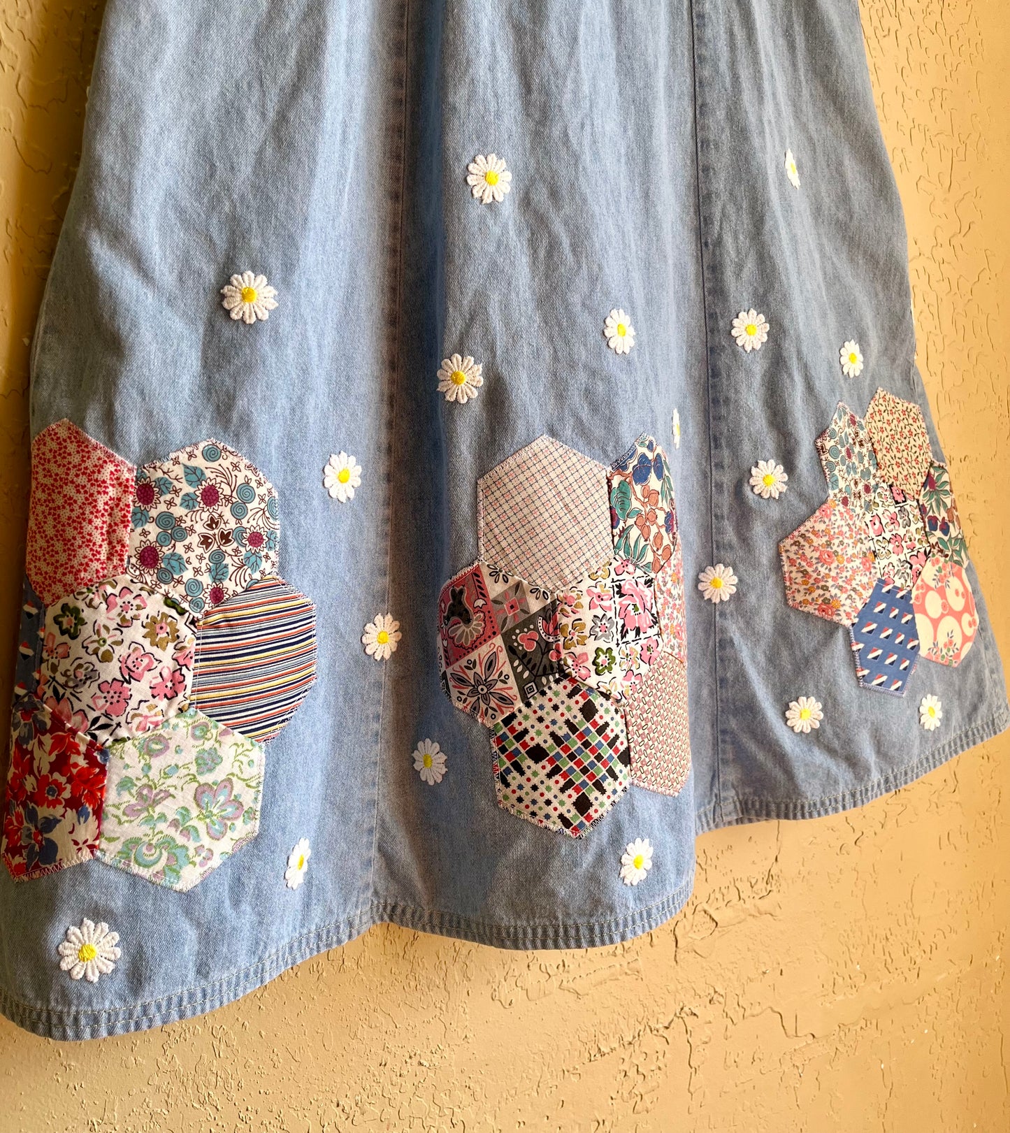 Daydream Daisy Denim Midi Dress - Small