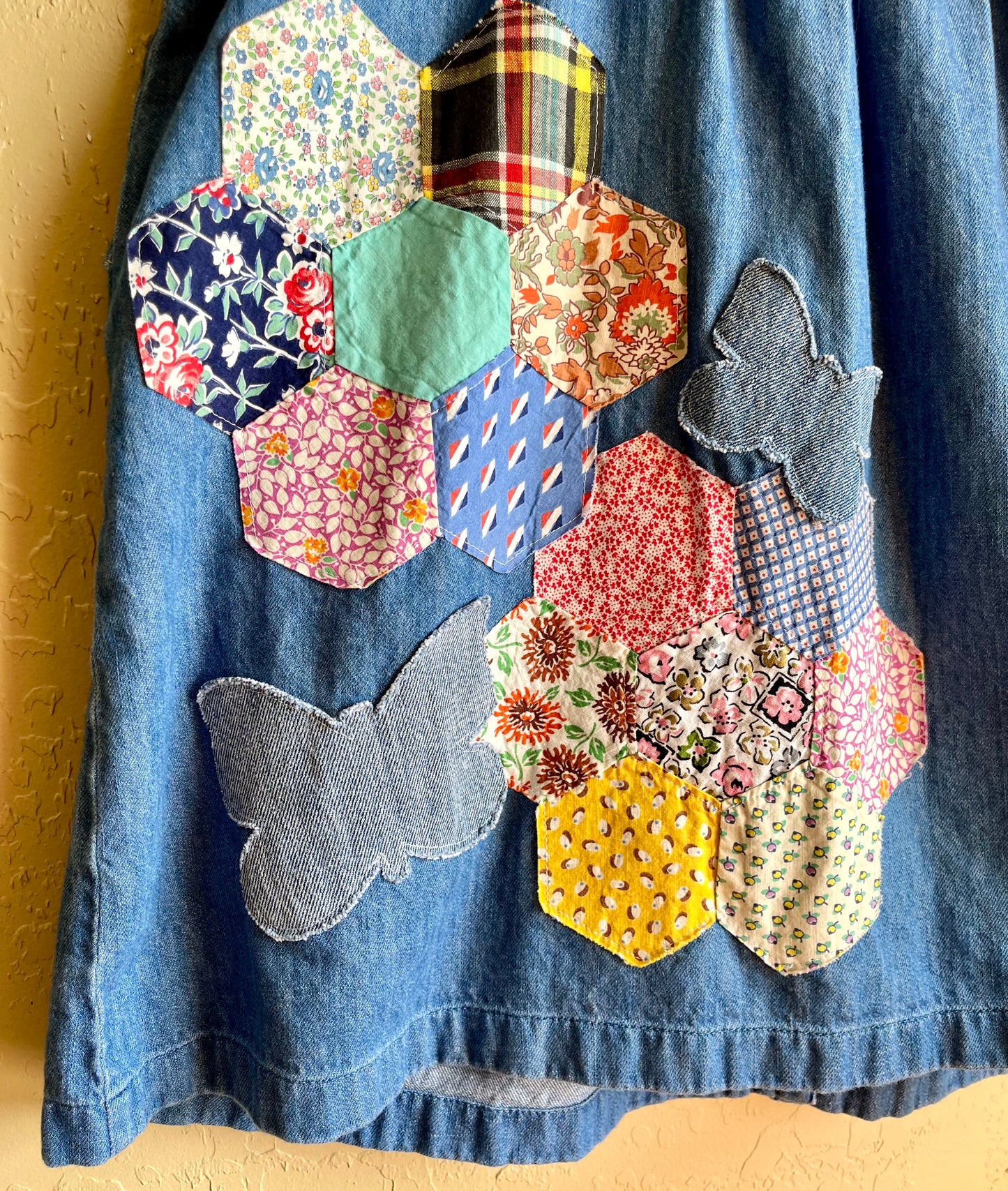 Patchwork Garden Button Front Dress - XXL