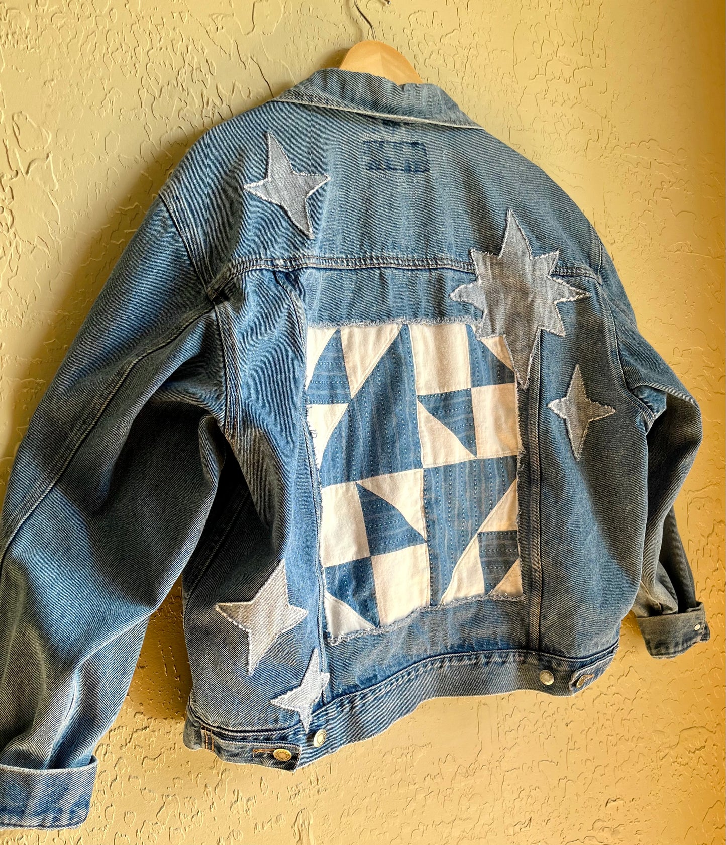 Celestial Cowboy Denim Jacket - XXL