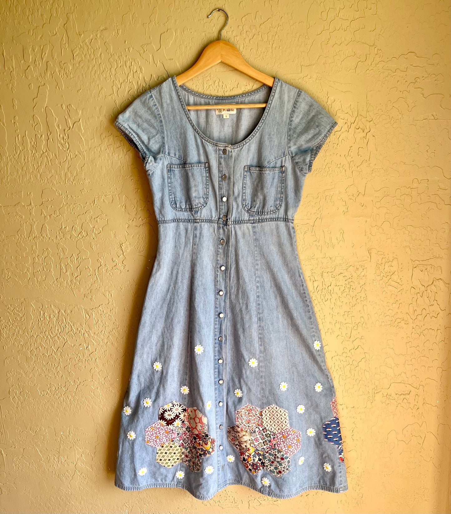 Daydream Daisy Denim Midi Dress - Small