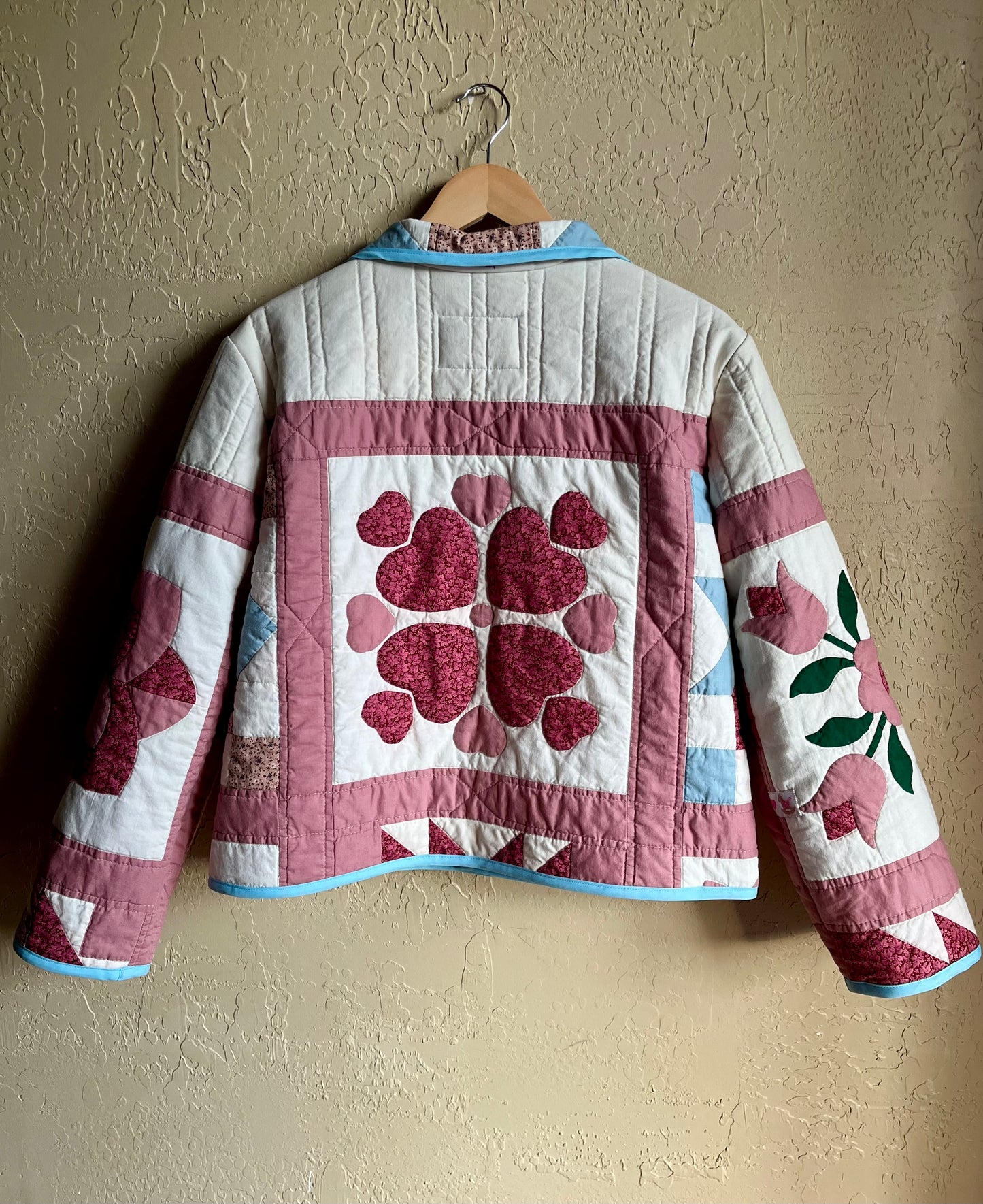 Rose Garden Quilted Coat - Large