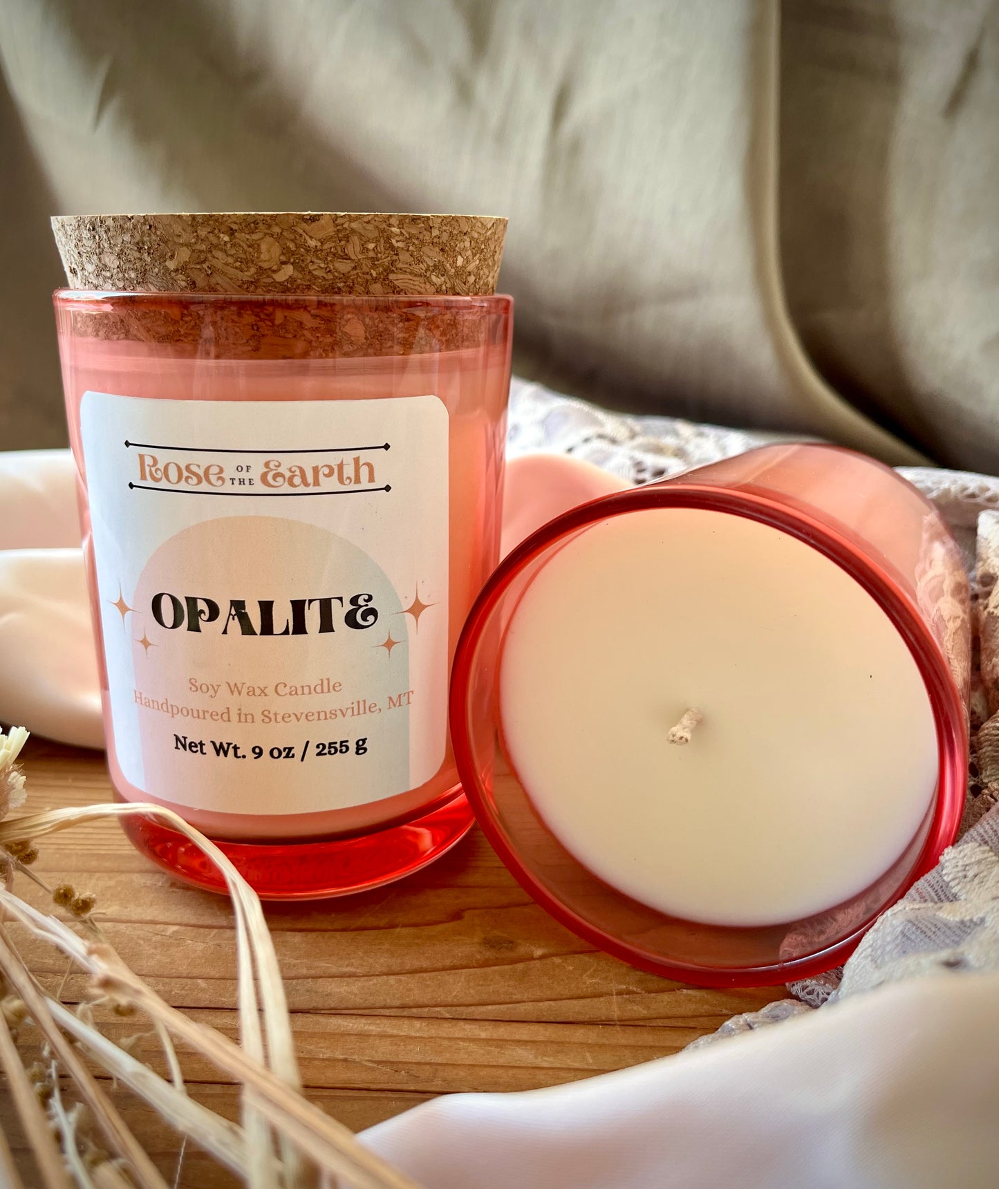 Opalite Candle
