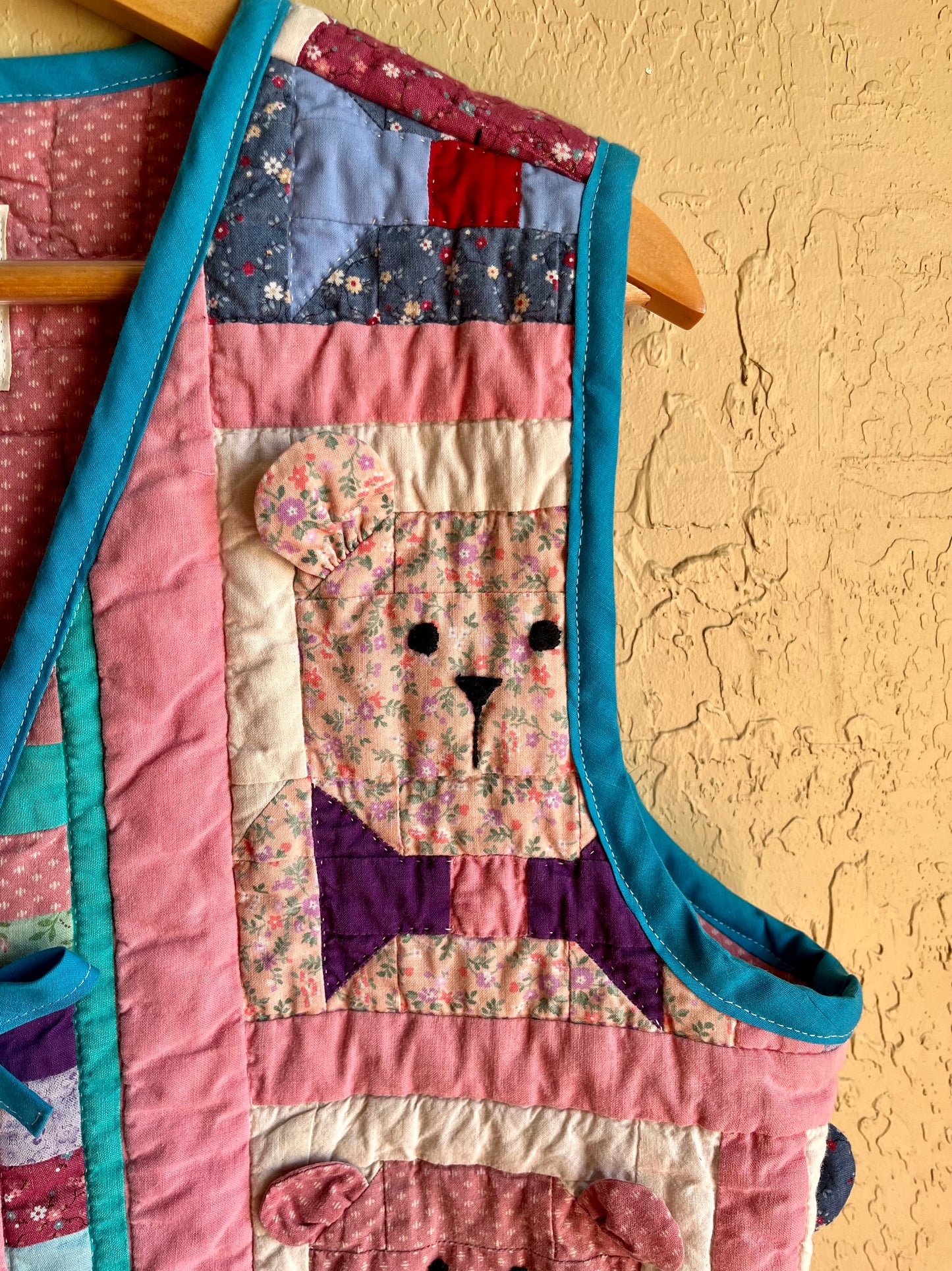 Teddy Quilted Vest - Large