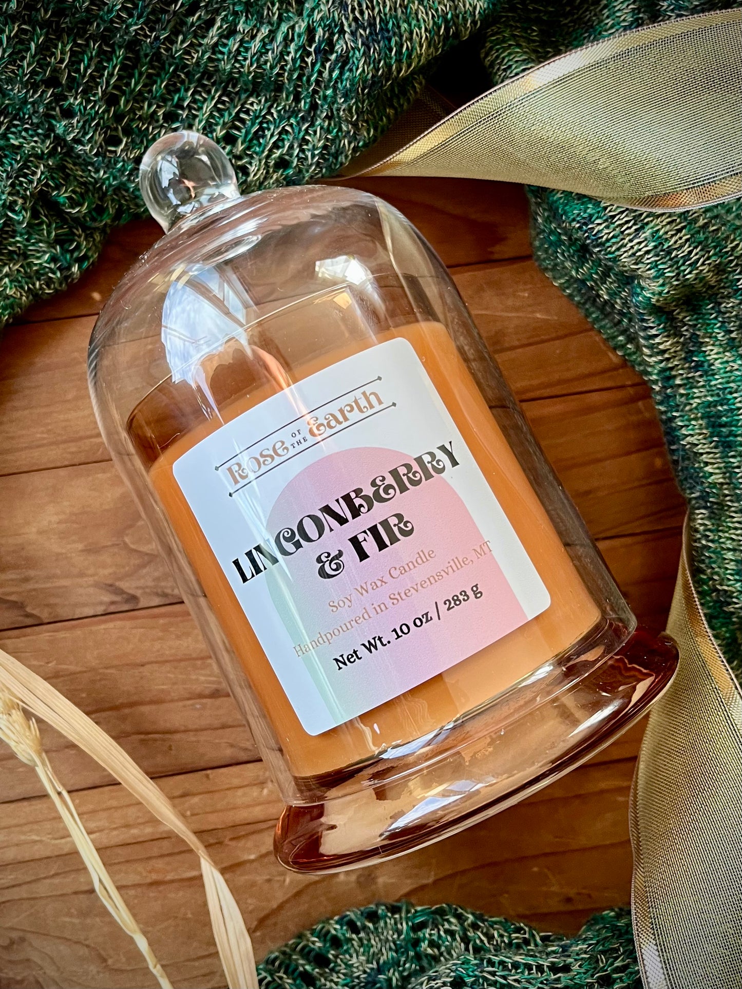 Lingonberry & Fir 11oz Cloche Candle