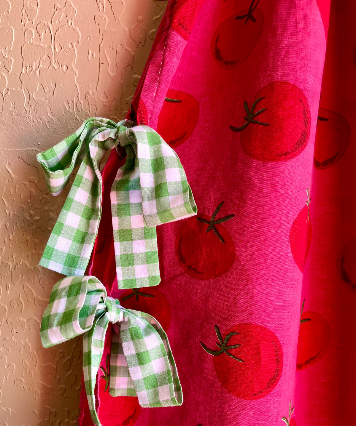 Tomato Garden Midi Bow Skirt - XL