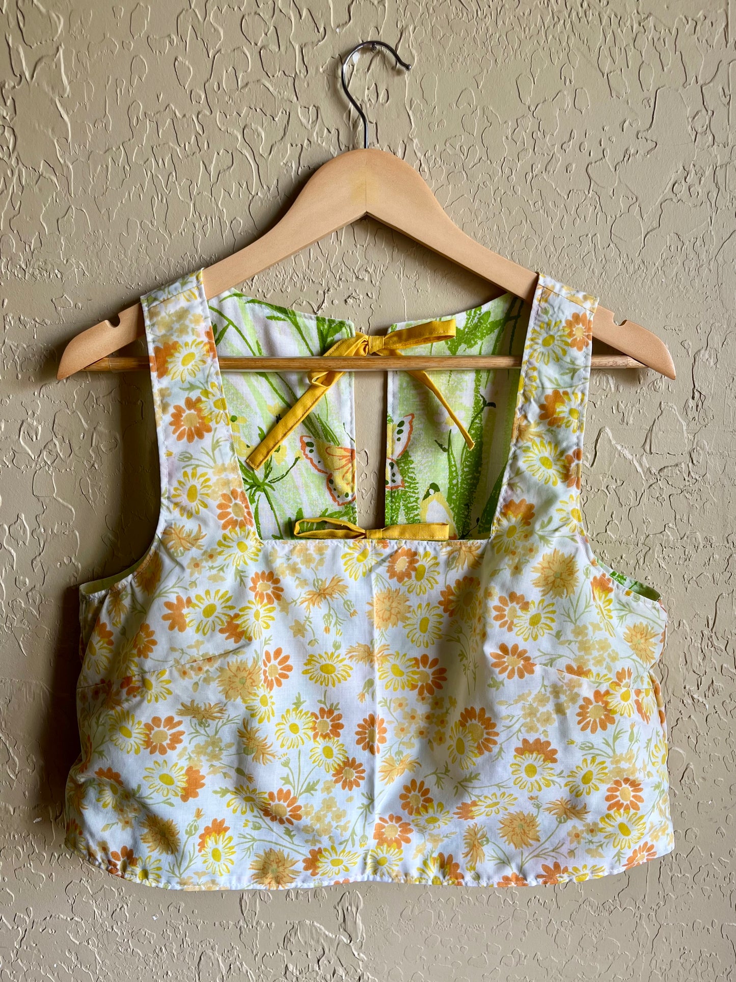 Butterfly Garden / Marigold Reversible Donna Top - Small