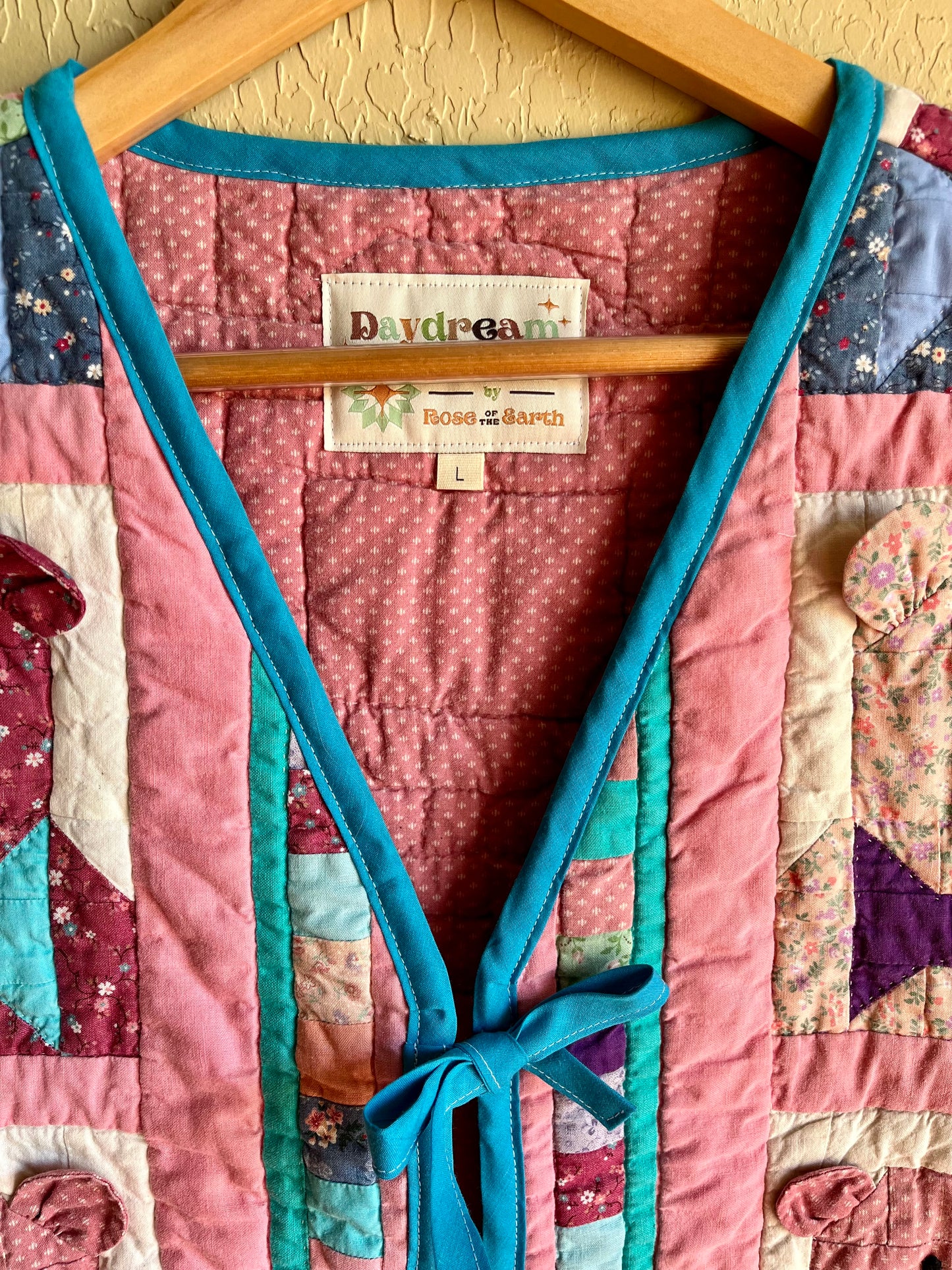 Teddy Quilted Vest - Large