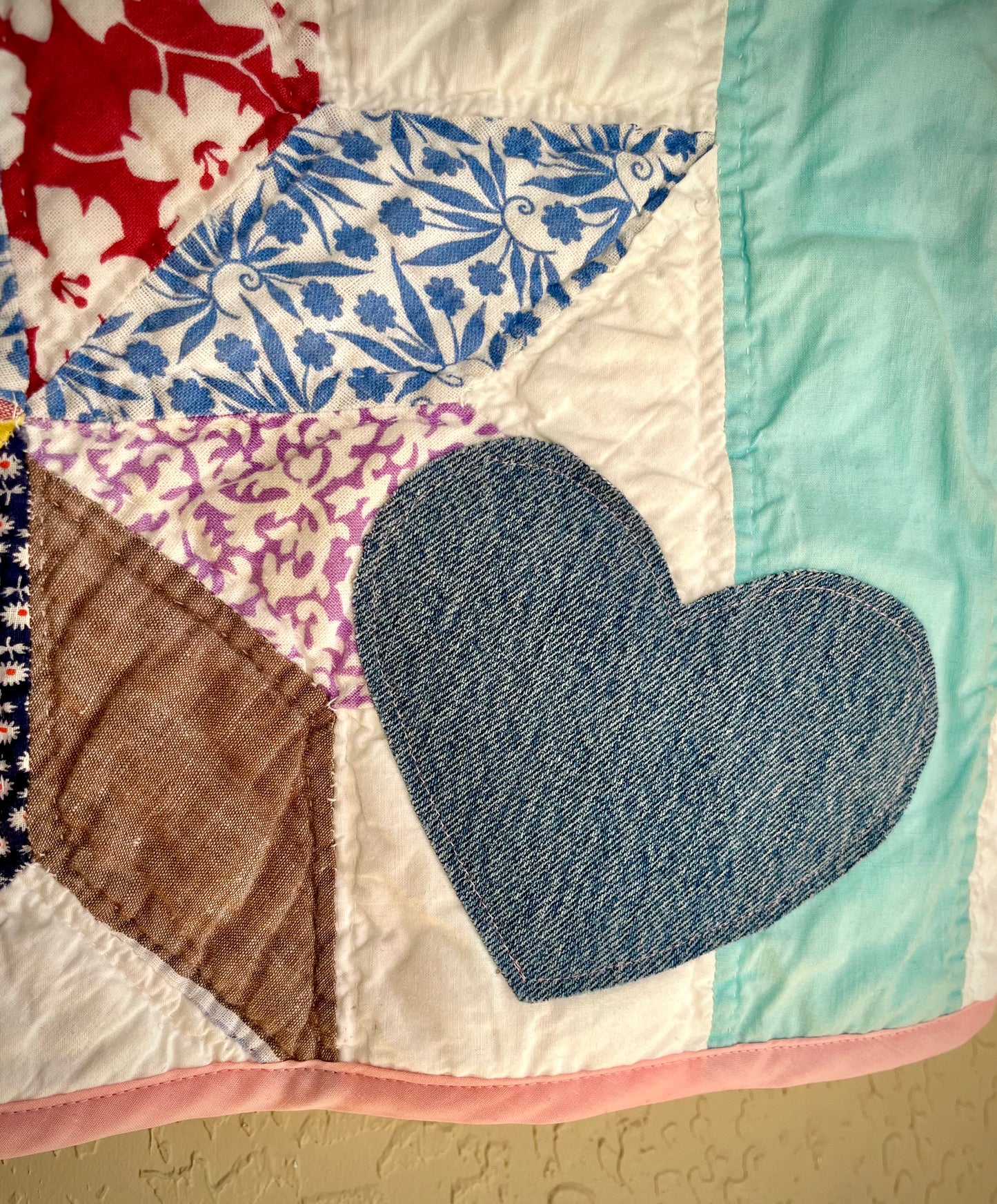 Cotton Candy Pinwheels Quilted Vest - Large