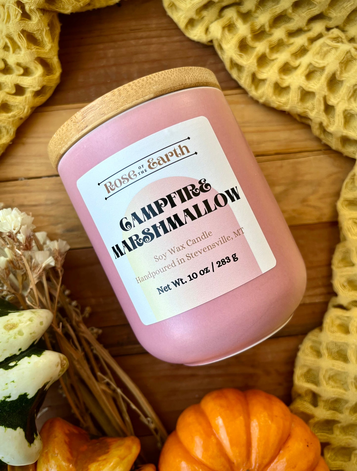 Campfire Marshmallow Candle