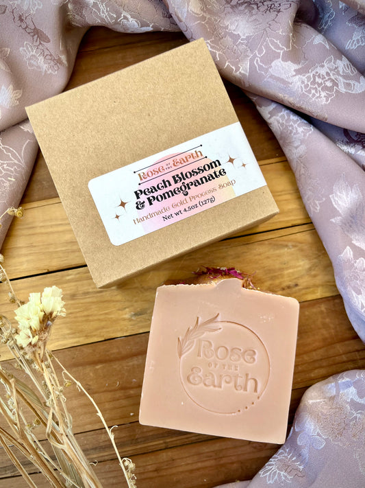 Peach Blossom & Pomegranate Soap Bar