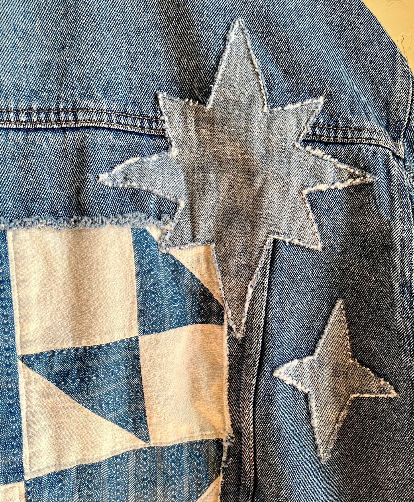 Celestial Cowboy Denim Jacket - XXL