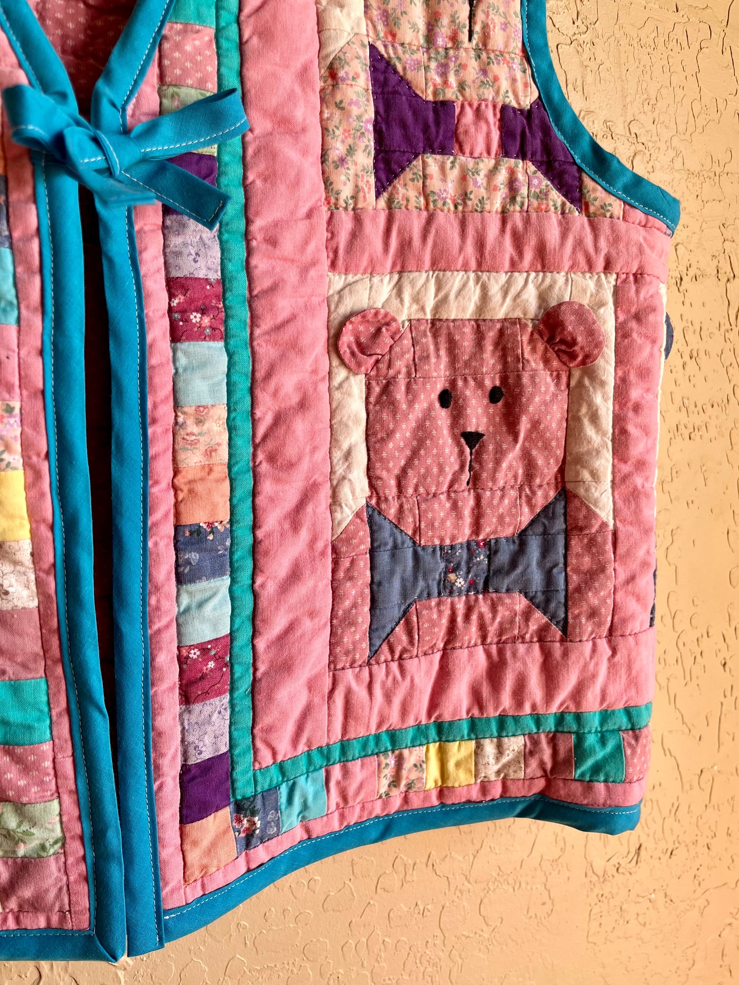 Teddy Quilted Vest - Large