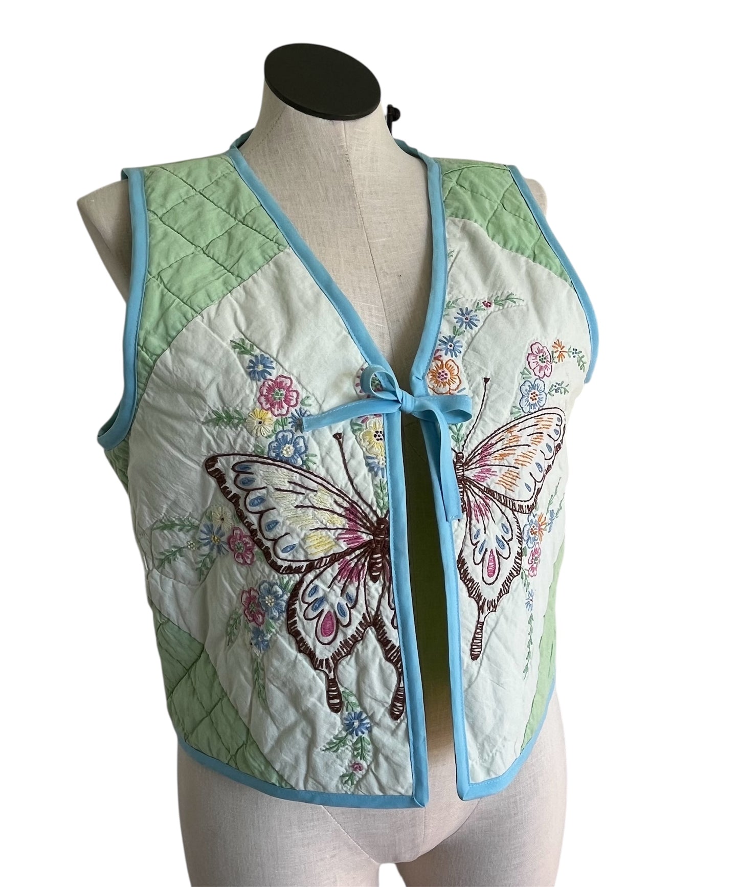 Butterfly Kisses Quilted Vest - XL