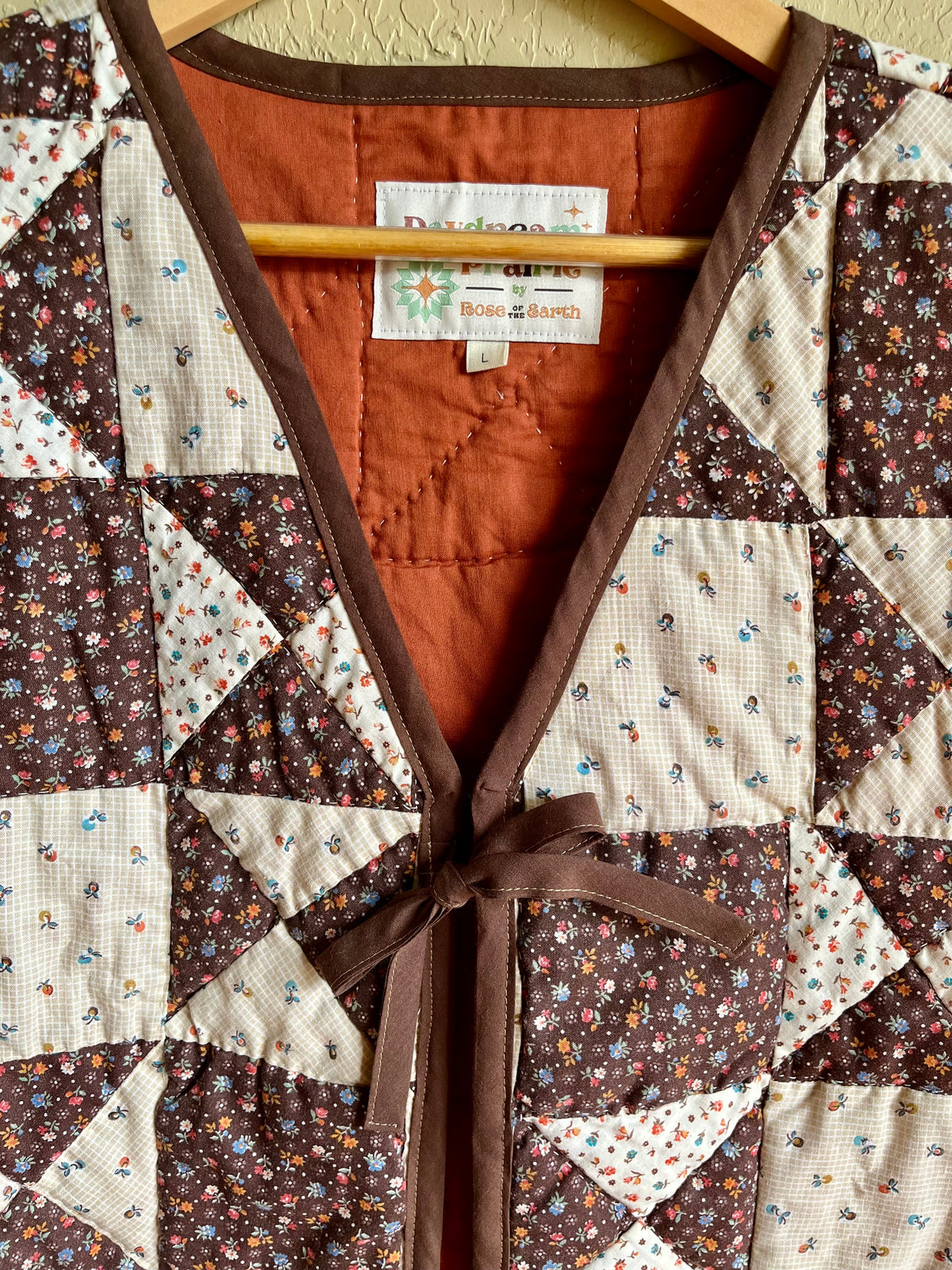 Harvest Quilted Vest - Large