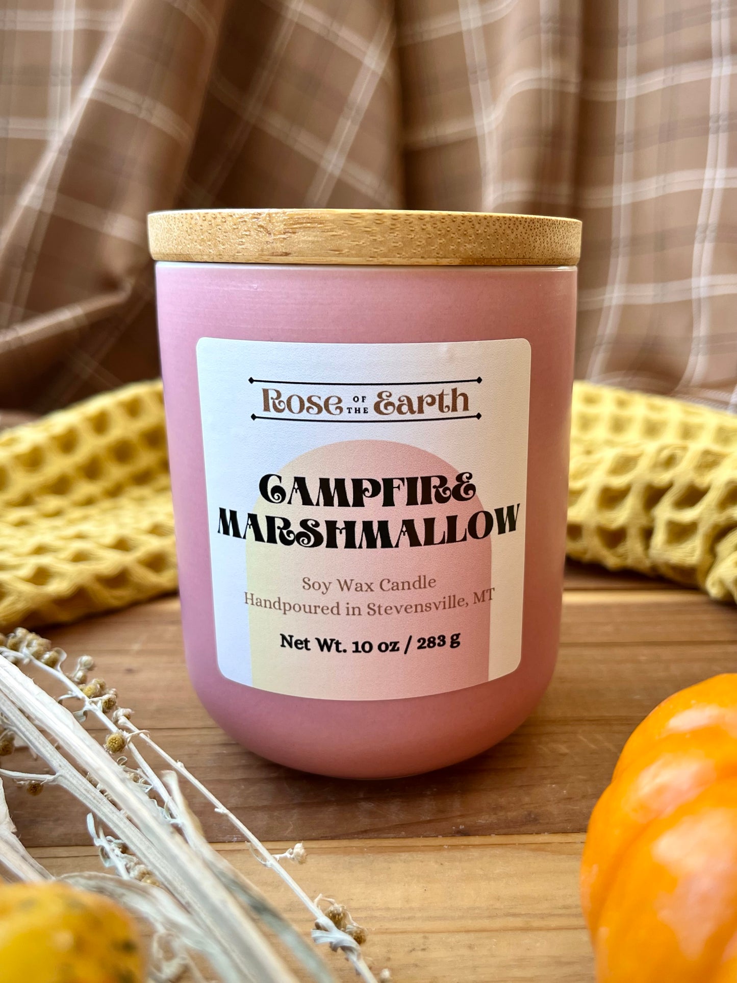 Campfire Marshmallow Candle