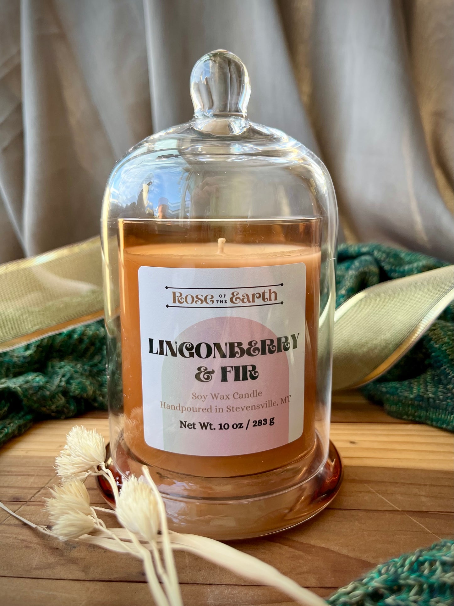 Lingonberry & Fir 11oz Cloche Candle