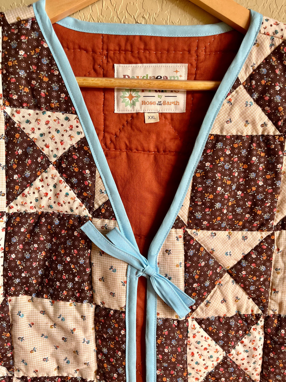 Harvest Quilted Vest - 2X