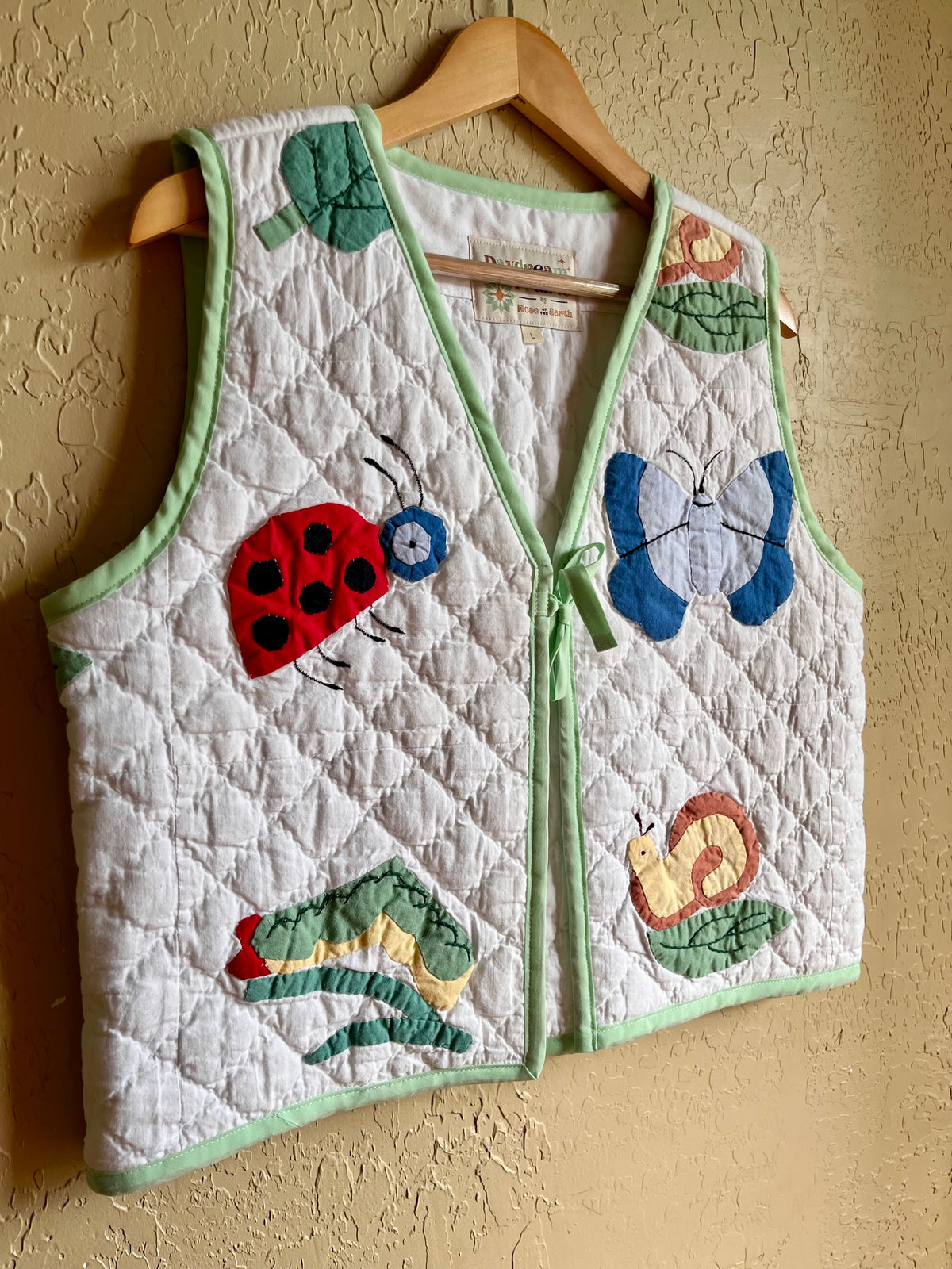 Last of the Bugs Quilted Vest - Large