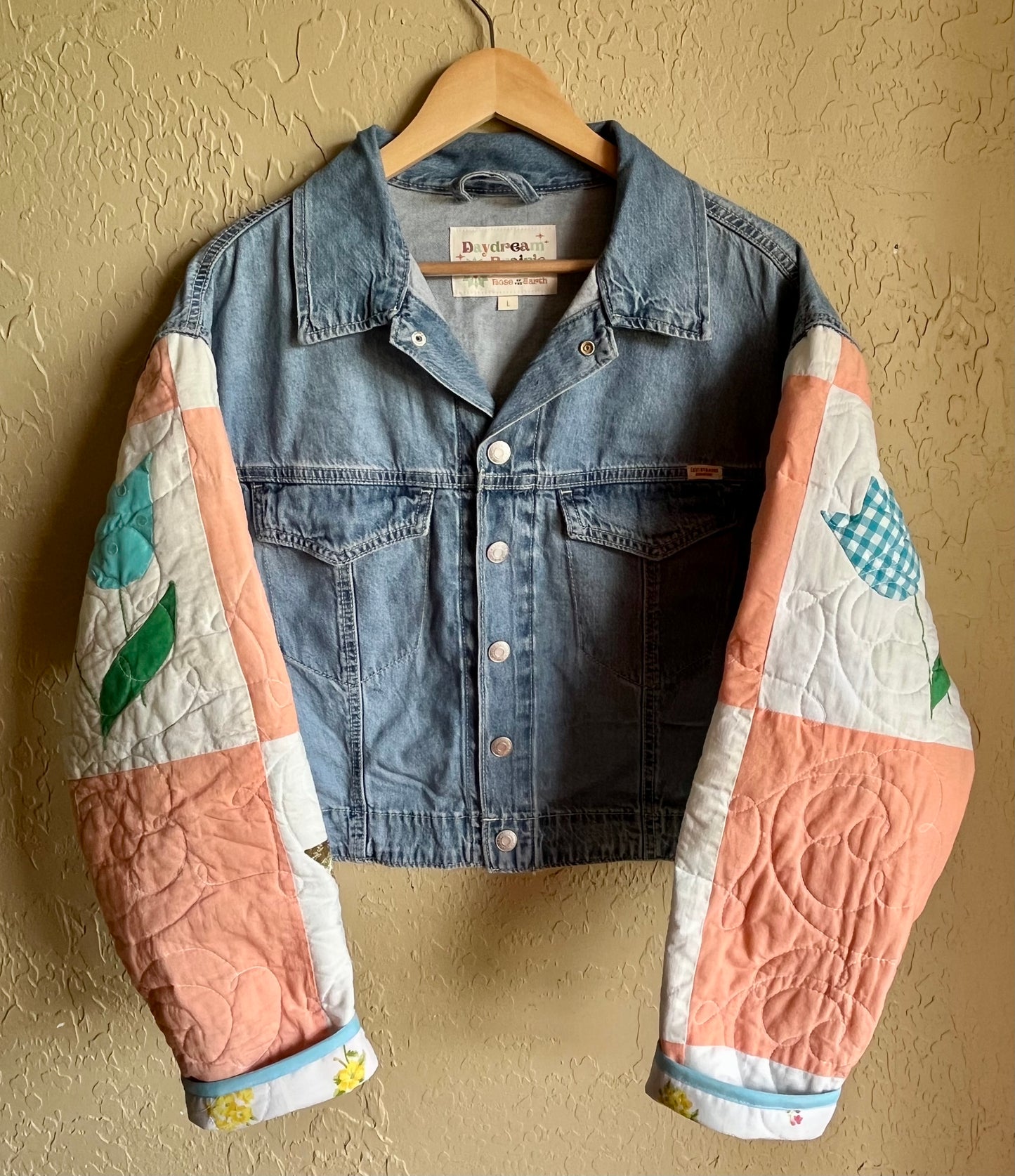 Tulip Garden Denim Jacket - Medium