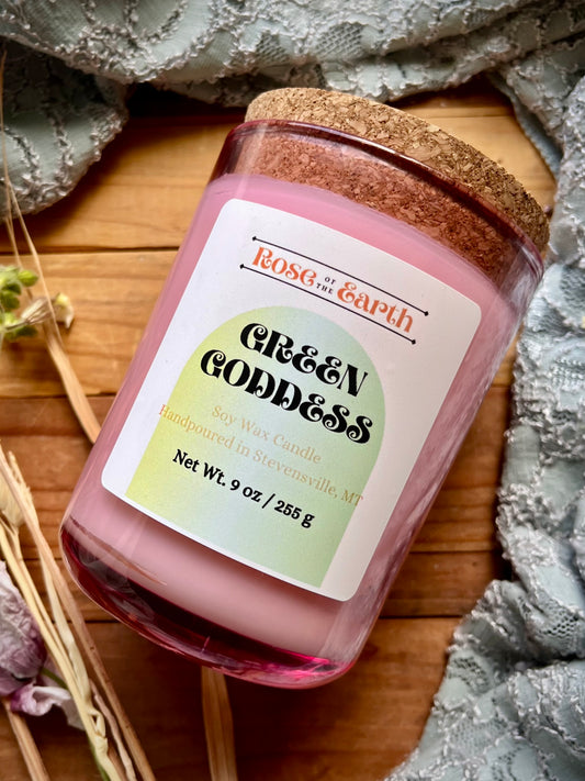 Green Goddess Candle
