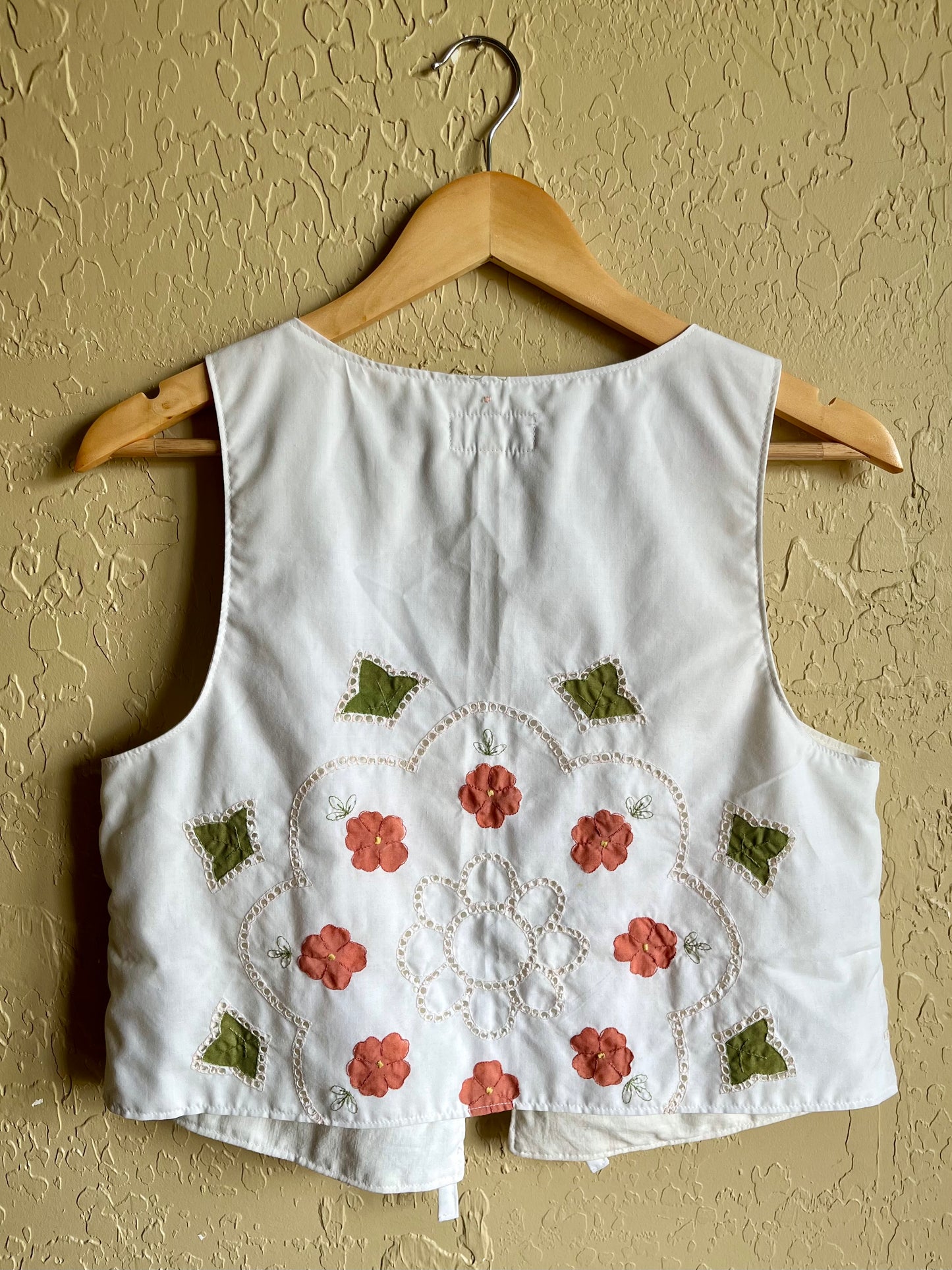 English Rose Front Tie Donna Top - Small