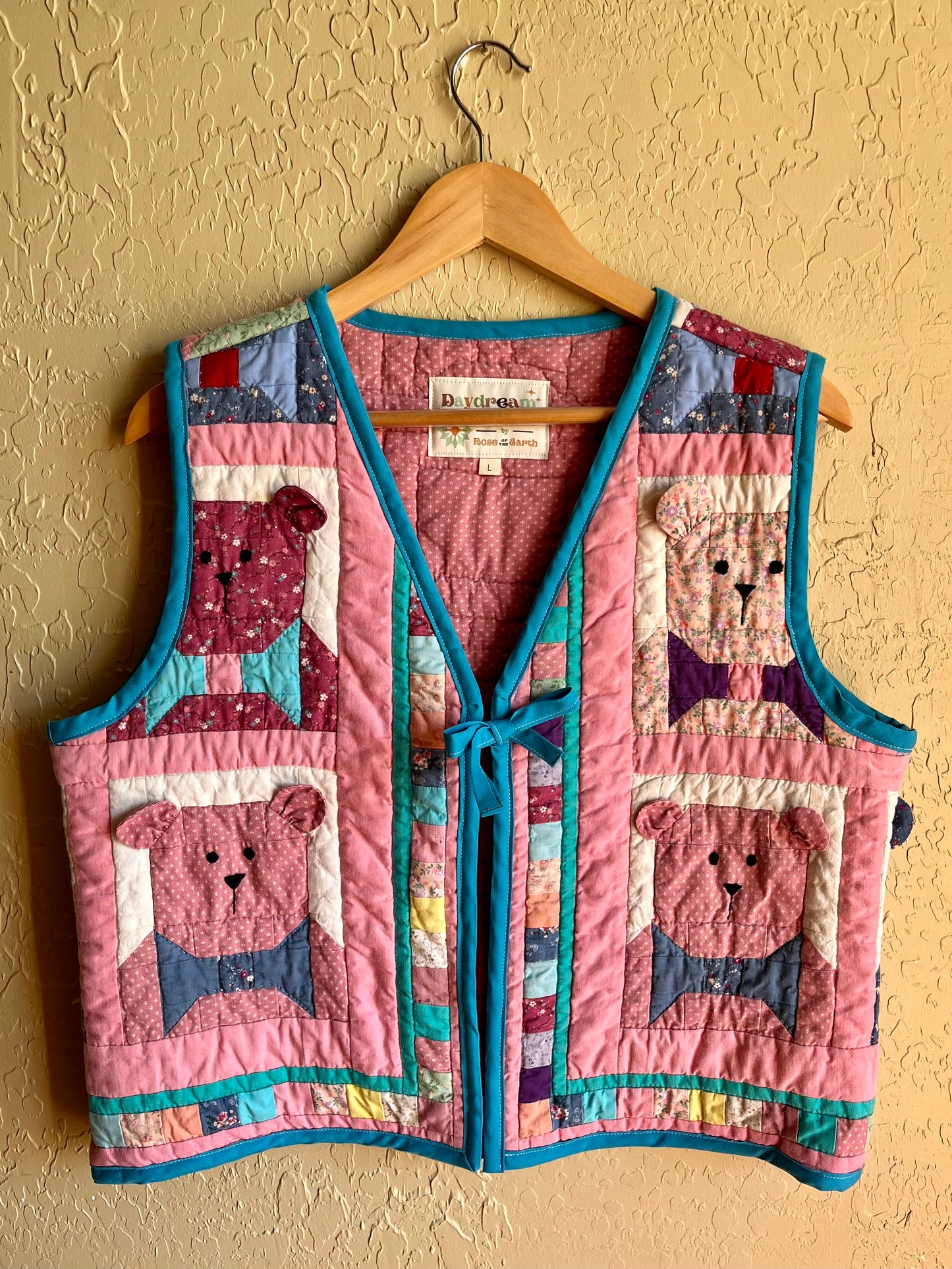 Teddy Quilted Vest - Large