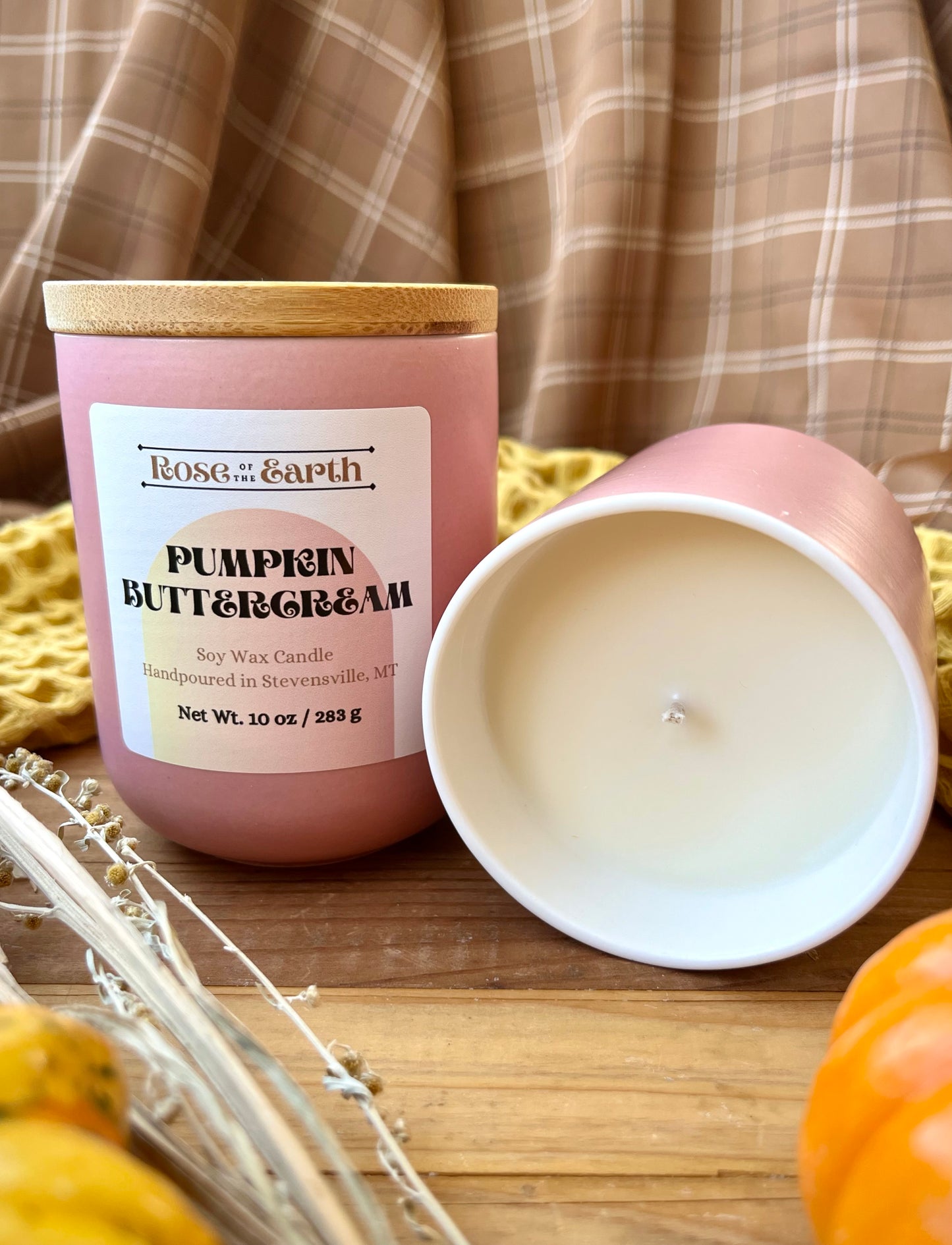 Pumpkin Buttercream Candle