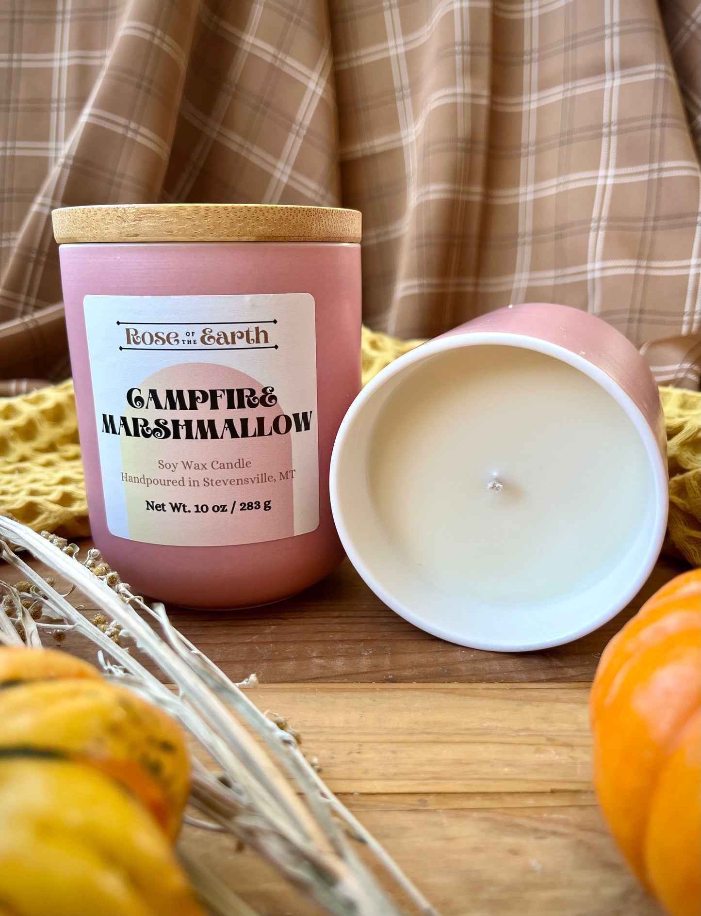 Campfire Marshmallow Candle