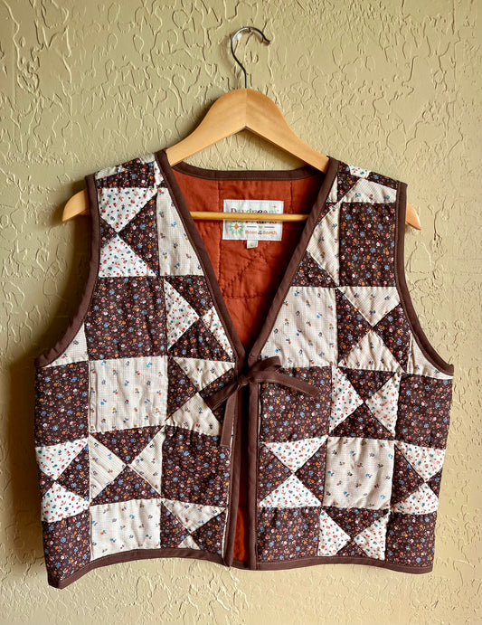 Harvest Quilted Vest - Large