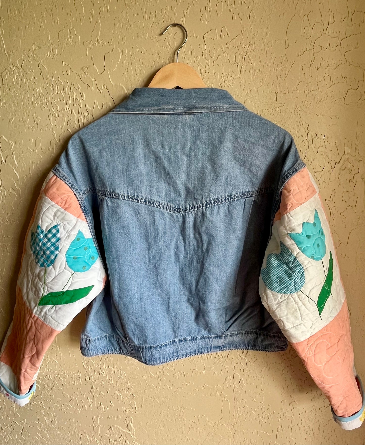 Tulip Garden Denim Jacket - Medium