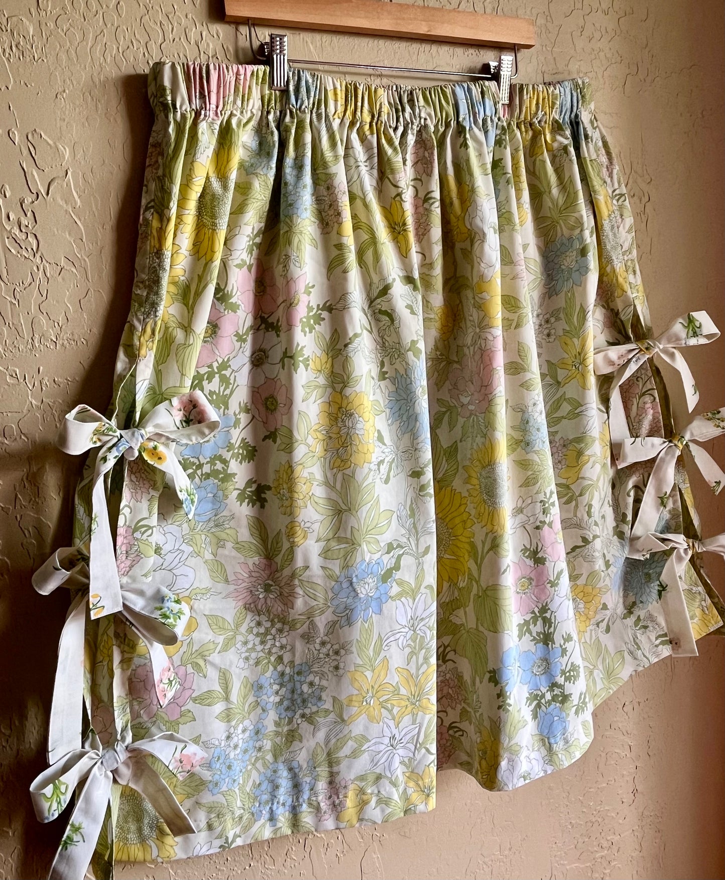 Cottage Garden Midi Bow Skirt - 3X