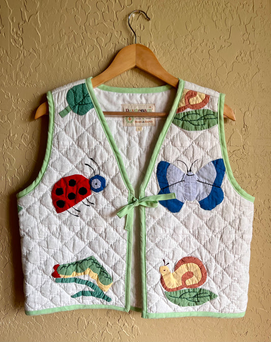 Last of the Bugs Quilted Vest - Large