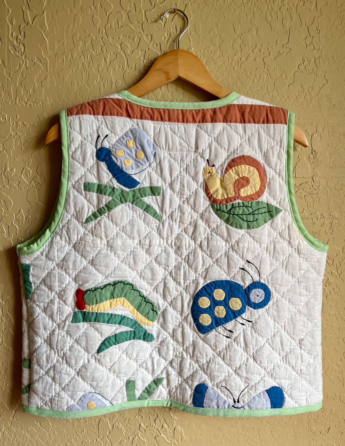 Last of the Bugs Quilted Vest - Large