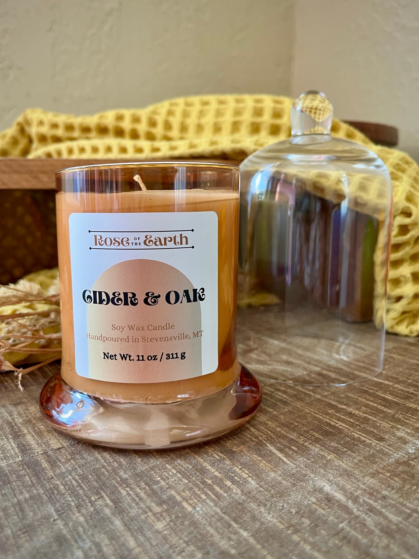 Cider & Oak 11oz Cloche Candle