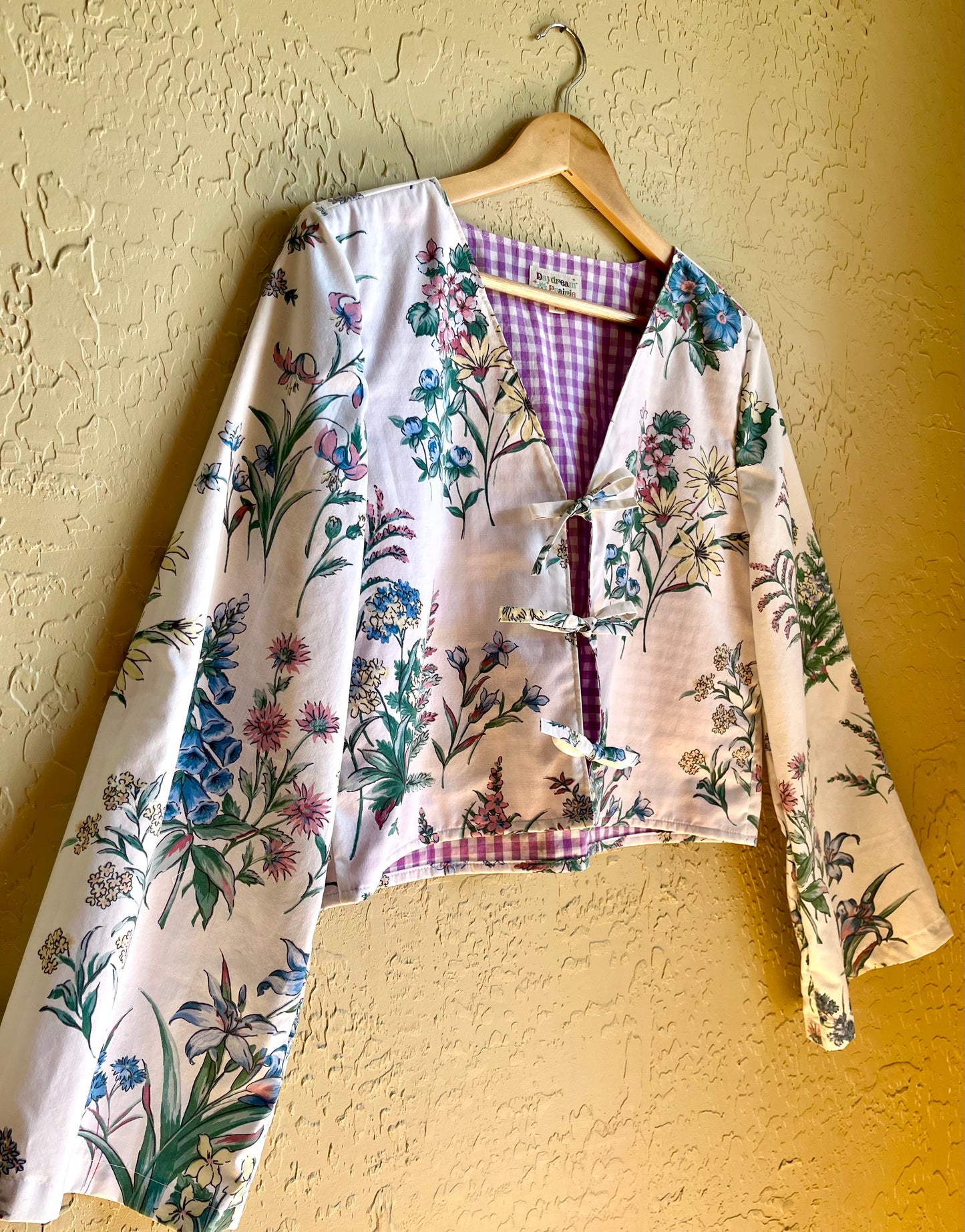 Cottage Garden Tie Front Top - Medium