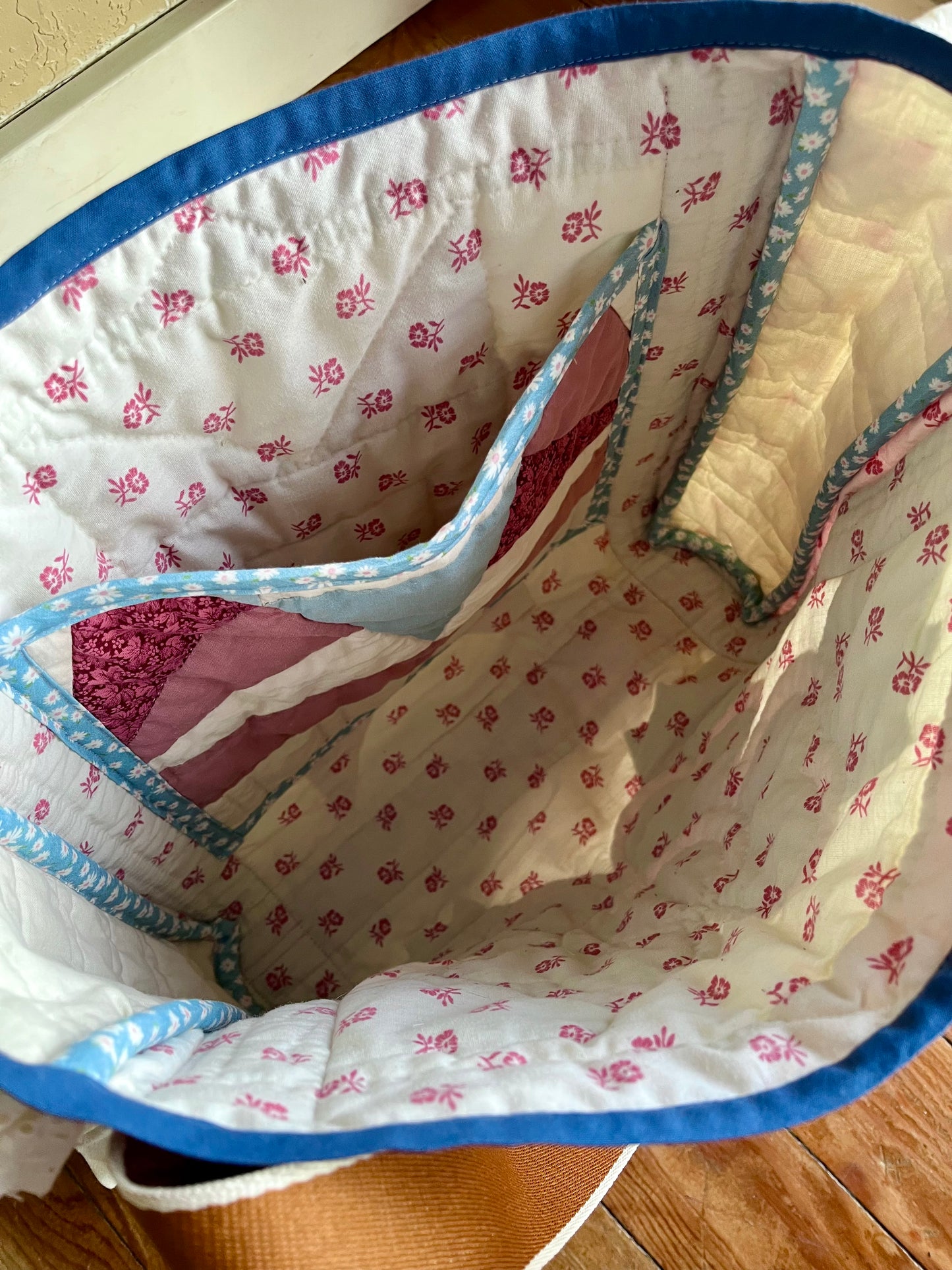 Rose Garden Ruffled Tote