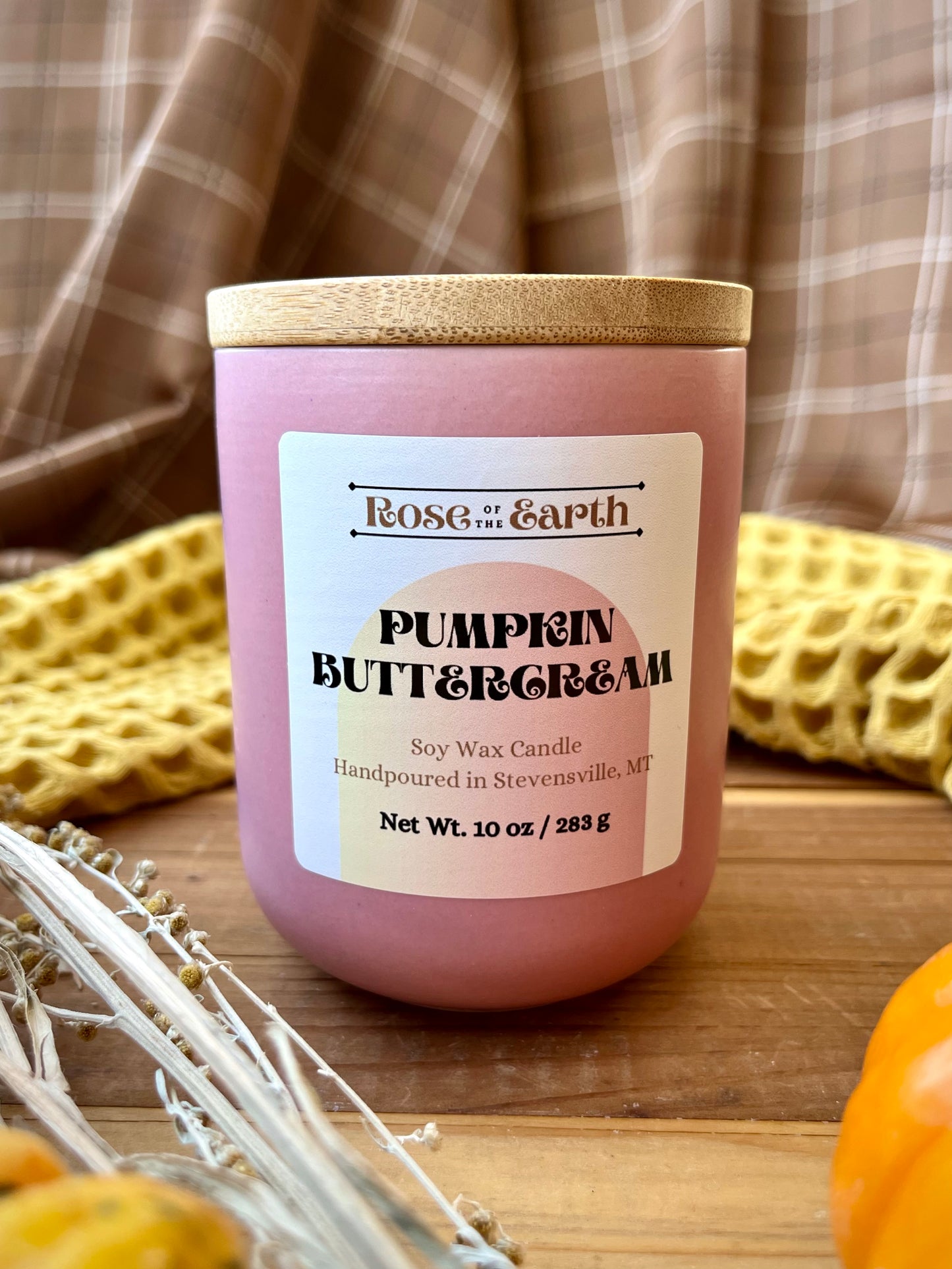 Pumpkin Buttercream Candle