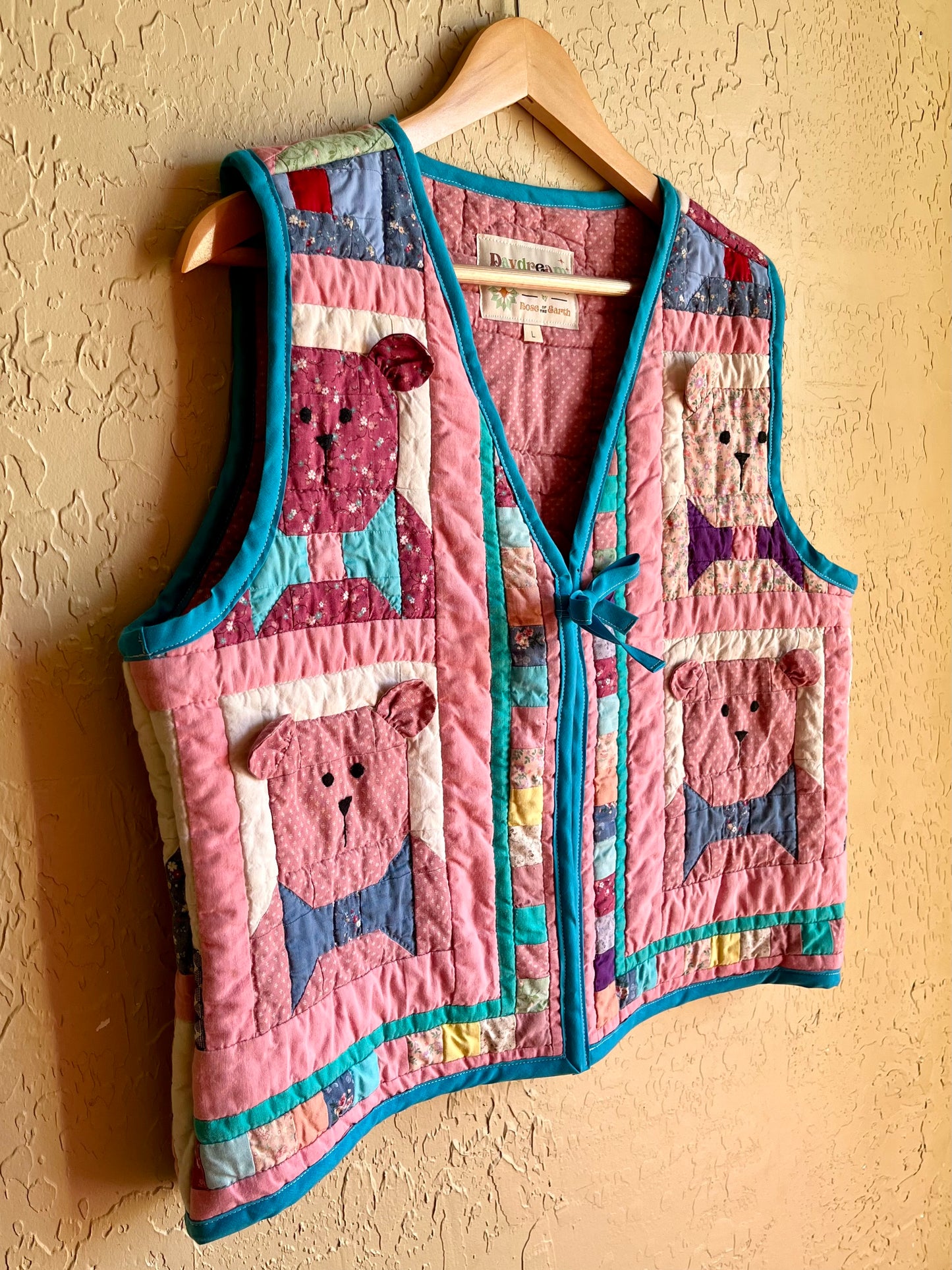 Teddy Quilted Vest - Large