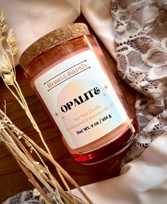 Opalite Candle