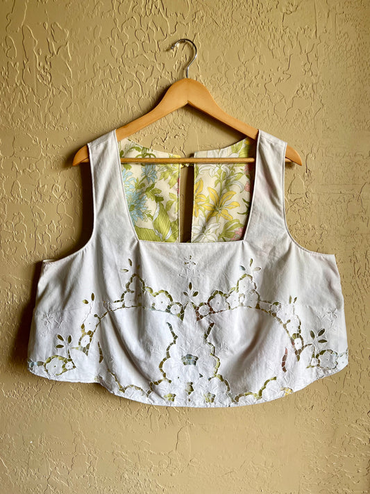 Victoria / Cottage Garden Reversible Donna Top - 2X