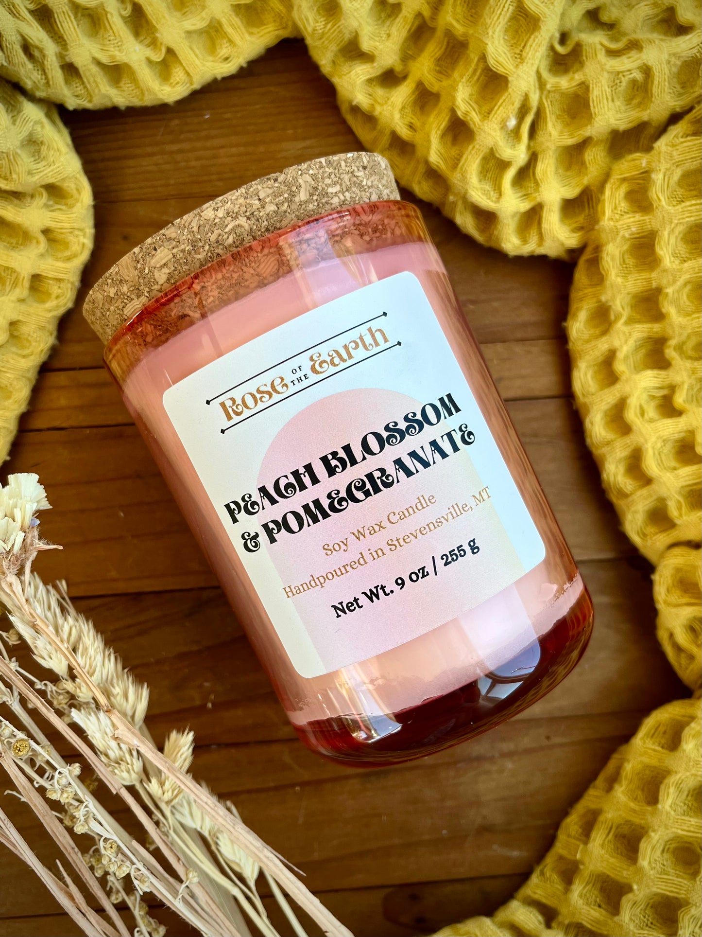 Peach Blossom & Pomegranate Candle